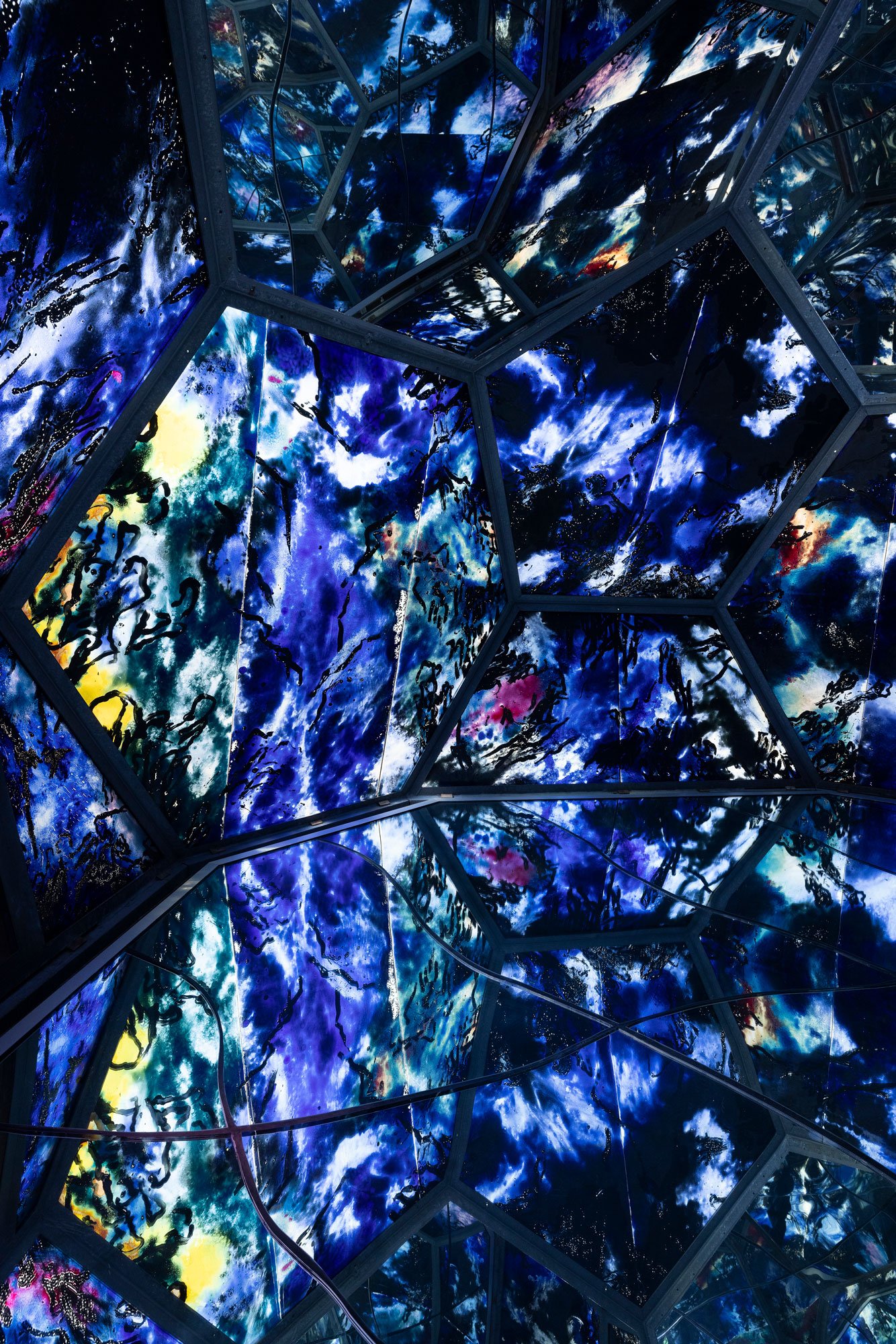 Tróndur Patursson, Kosmisk Rum ved Nordatlantens Brygge. Foto: Torben Eskerod.