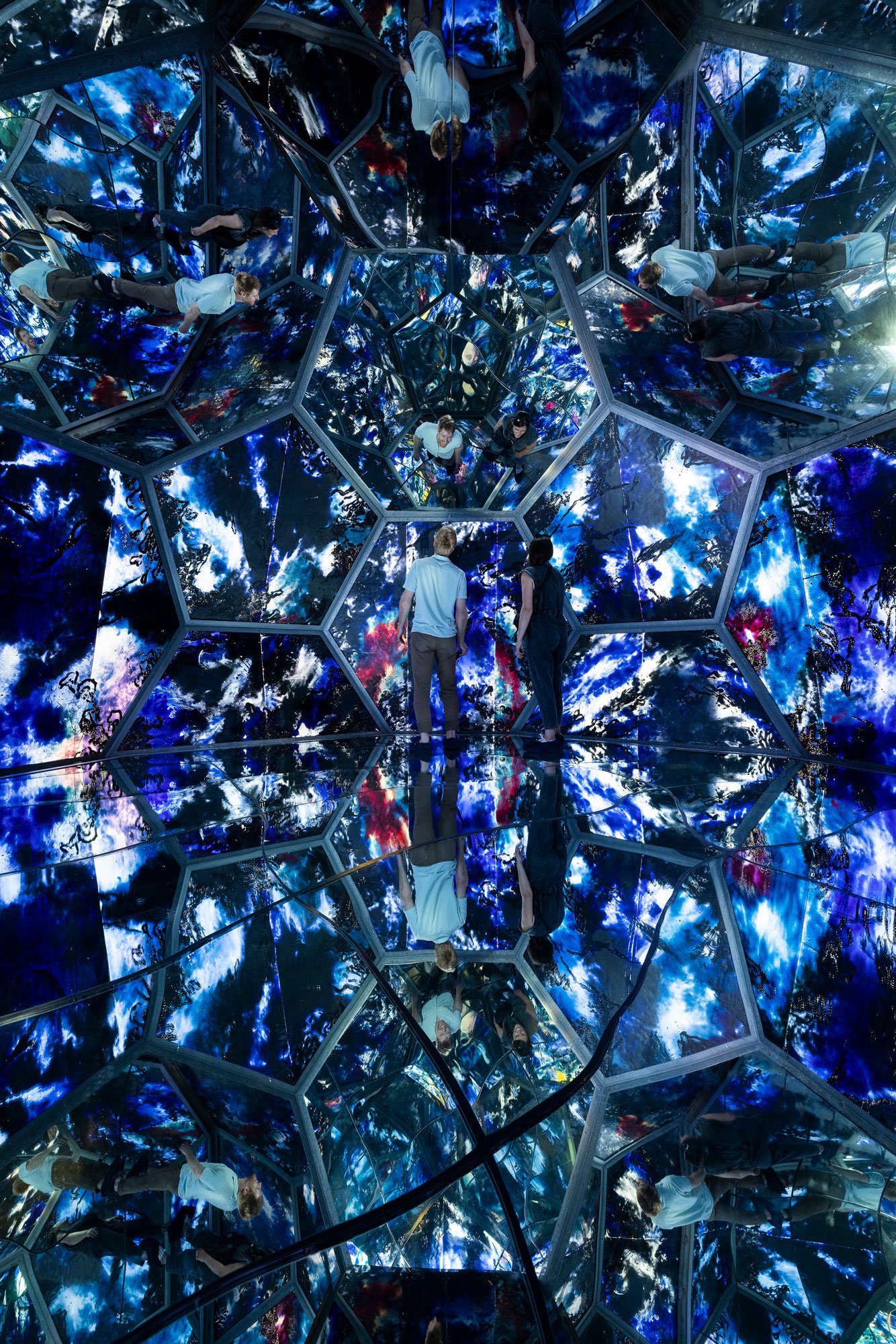 Tróndur Patursson, <i>Kosmisk Rum</i> ved Nordatlantens Brygge. Foto: Torben Eskerod.