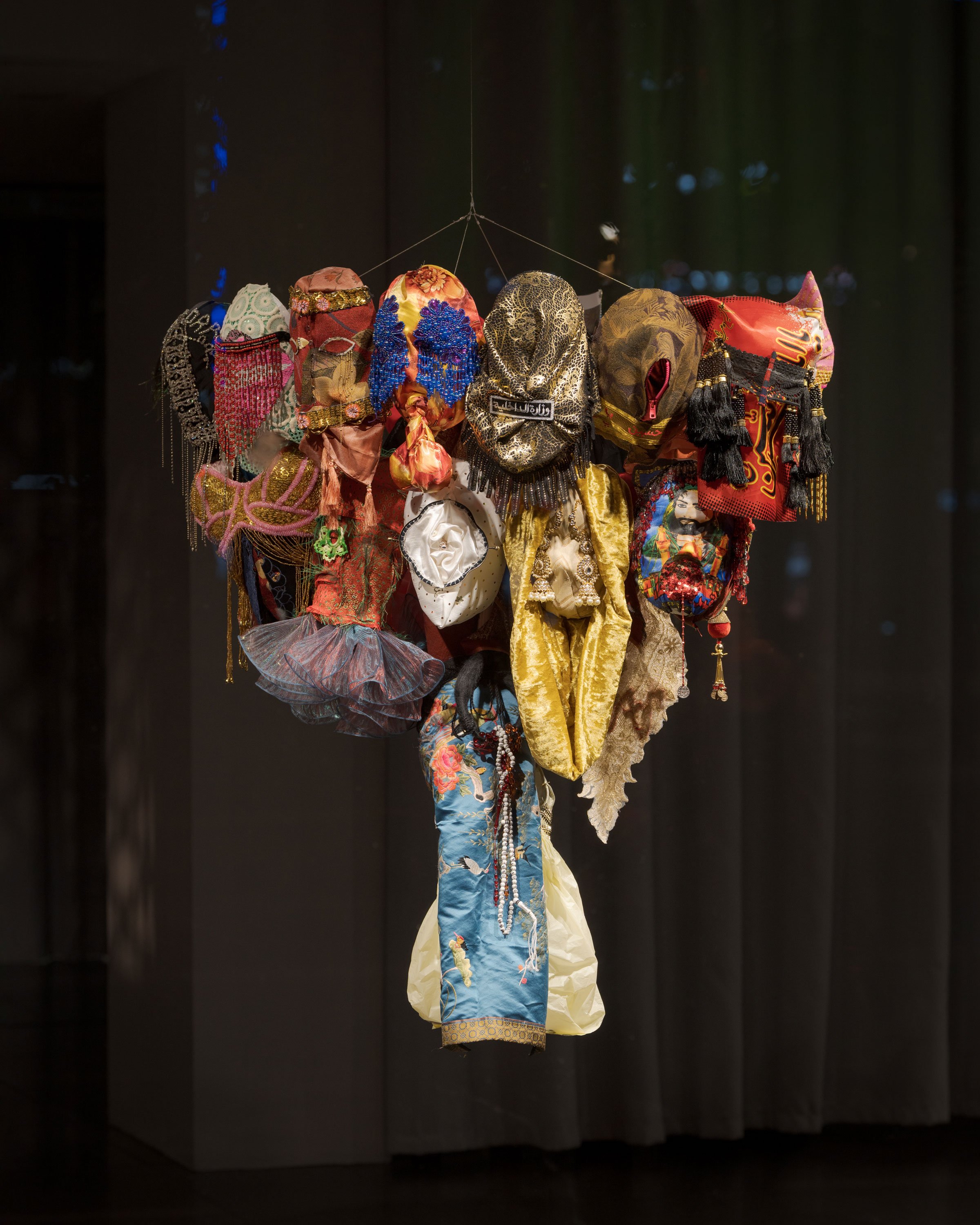 Lina Hashim: <i>Ornaments of Silenced</i>, 2025, Politikens Forhal. Foto: David Stjernholm