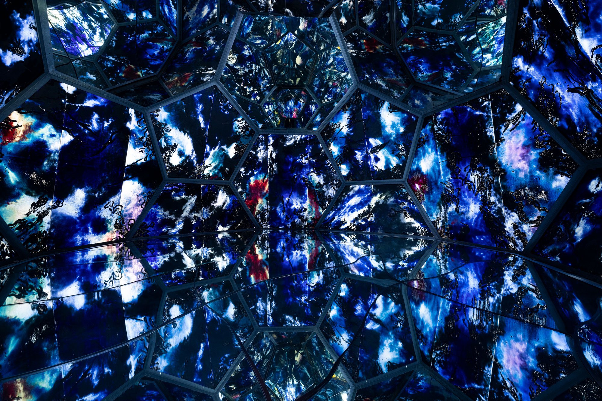 Tróndur Patursson, <i>Kosmisk Rum</i> ved Nordatlantens Brygge. Foto: Torben Eskerod.