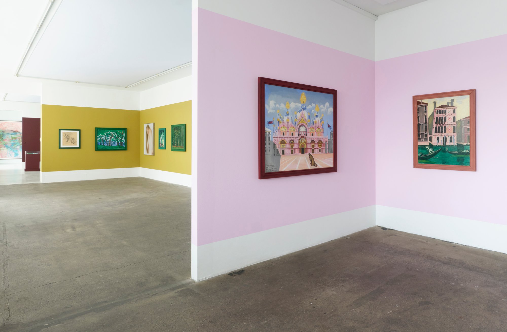 Galleri Bo Bjerggaard. Mødet med Willumsen. Installationsview. Foto: Anders Sune Berg