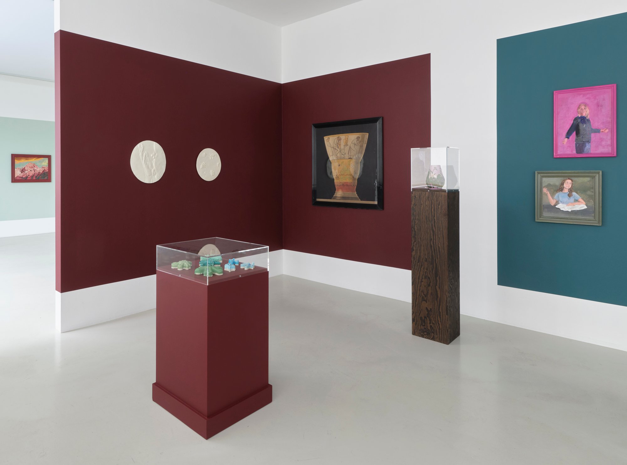 Galleri Bo Bjerggaard. Mødet med Willumsen. Installationsview. Foto: Anders Sune Berg