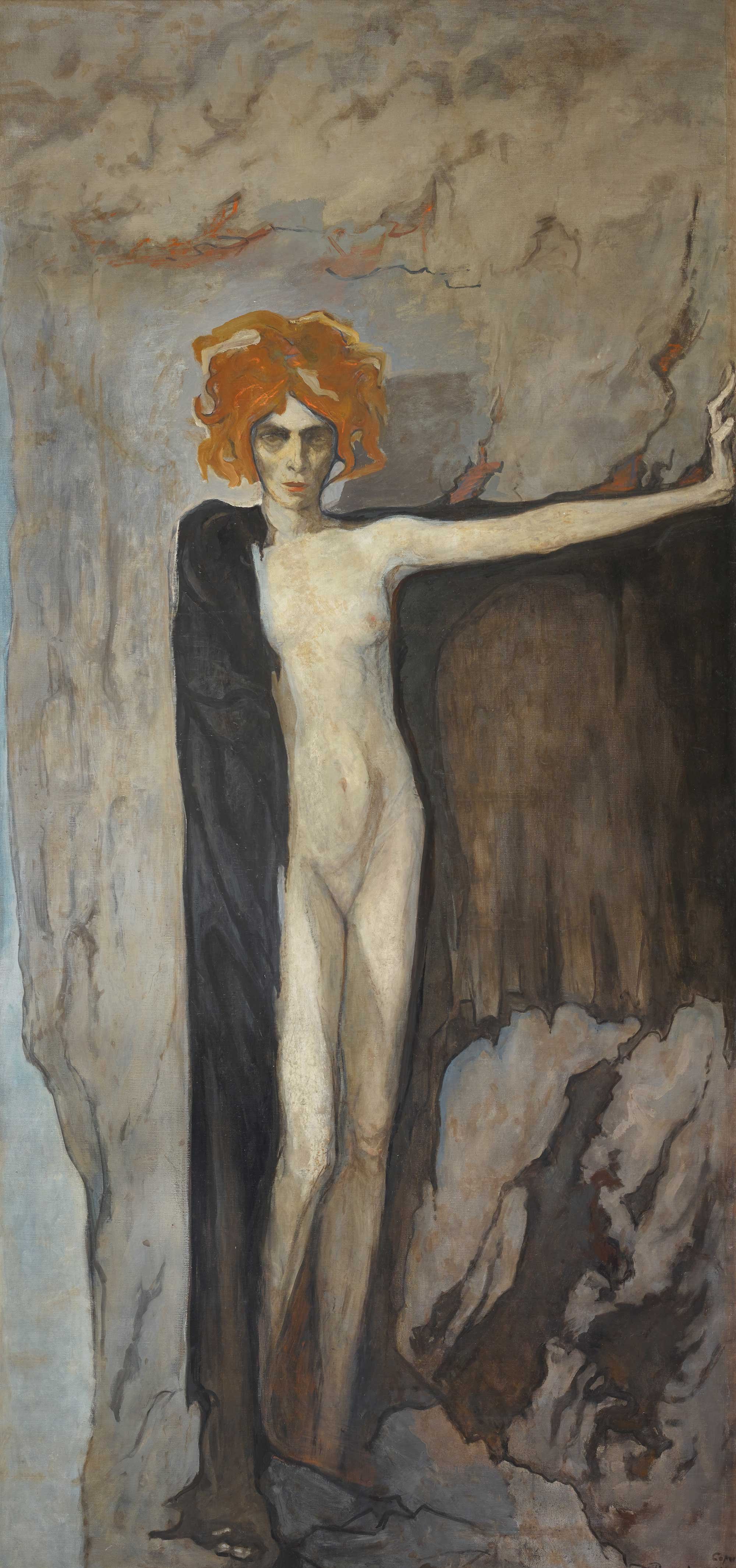 Romaine Brooks, <i>Portræt af markise Casati</i>, Foto: Thomas Hennocque
