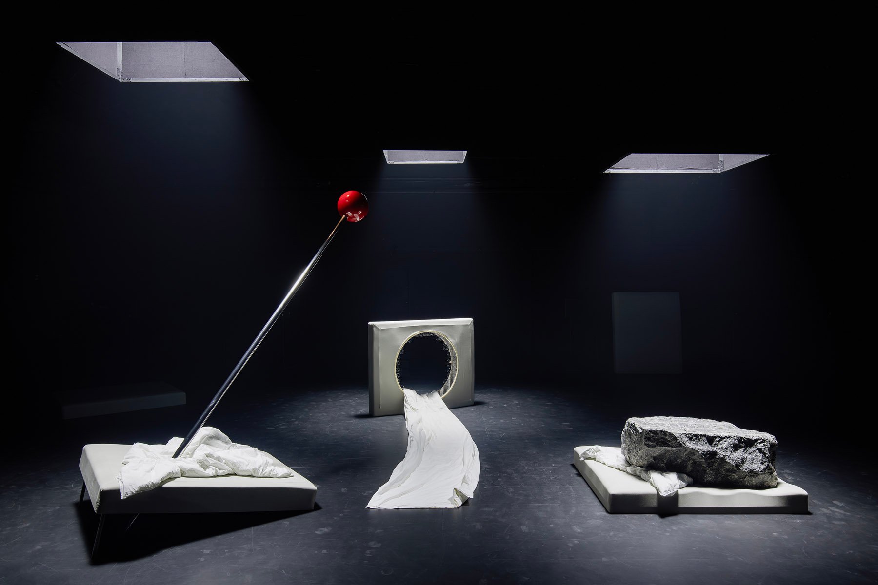 Julie Stavad: scenografi til forestillingen<em> Pow Pow Pow </em>på teatret Revolver. Foto: Birk Thomassen.