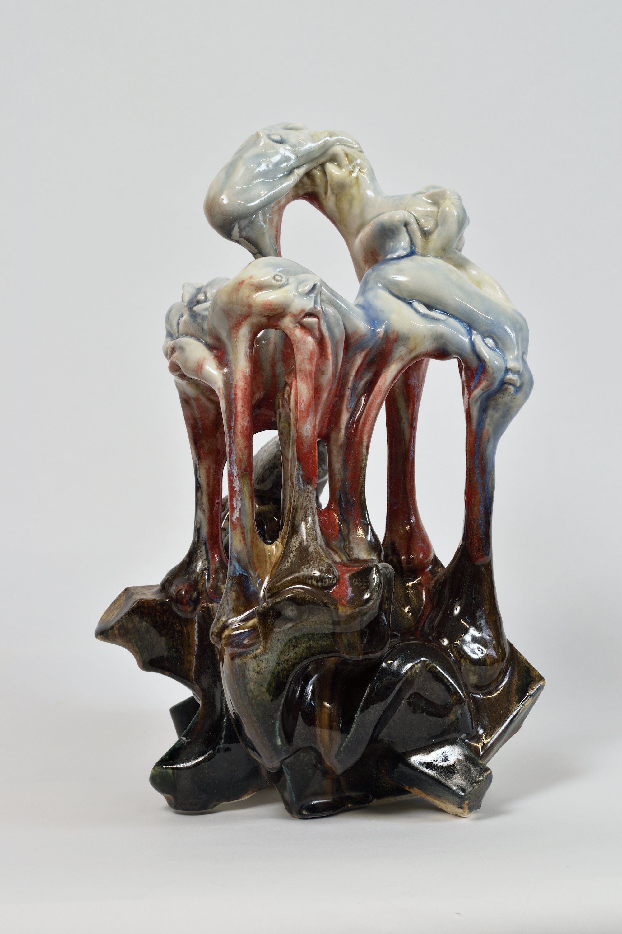 Louise Hindsgavl, Aiming for the Stars, porcelæn, 2021, vist på Sommerudstillingen ’21, Hans Alf Gallery