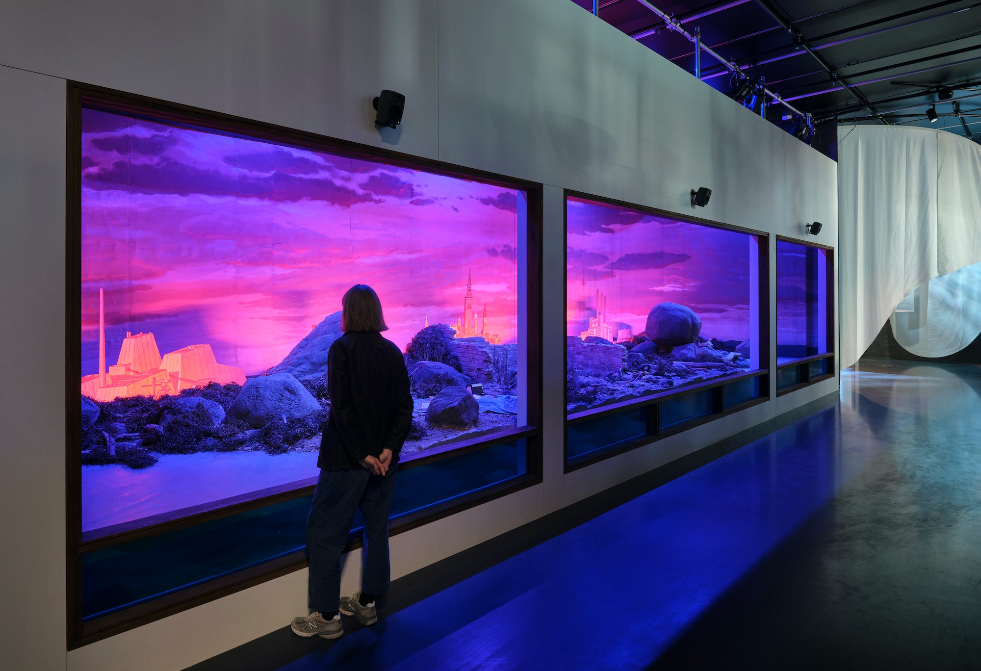 Dansk Arkitektur Center, udstilling, <i>Vandet kommer</i>. Foto: Anders Sune Berg.