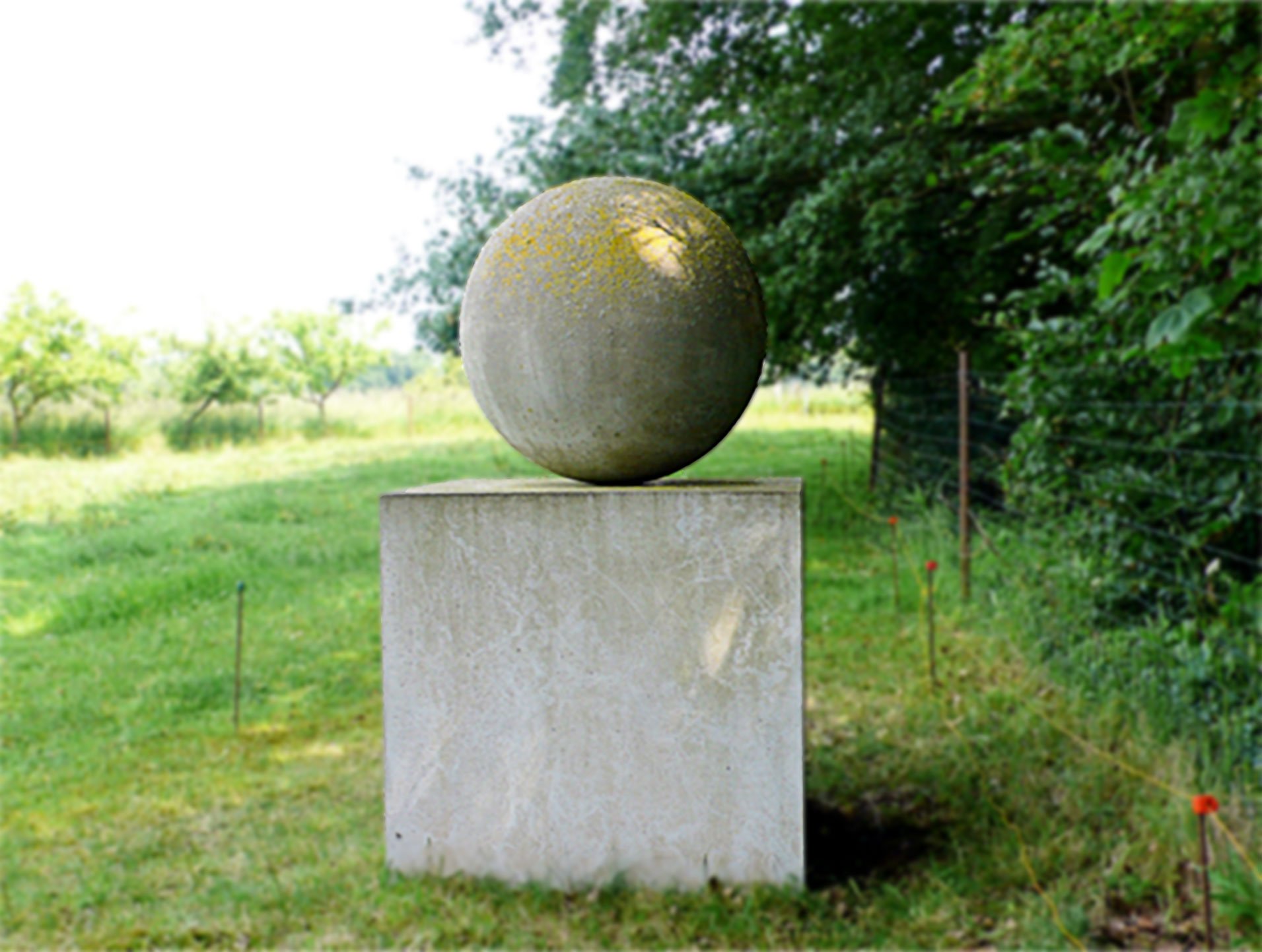 Goethes kugle ved Hein Heinsens hjem.