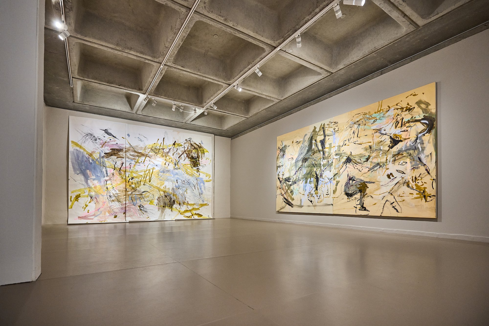 Mie Olise Kjærgaard, Stop Motion Angry Lines (th), Opposite positions(tv), Trapholt. Foto: T2 Studio