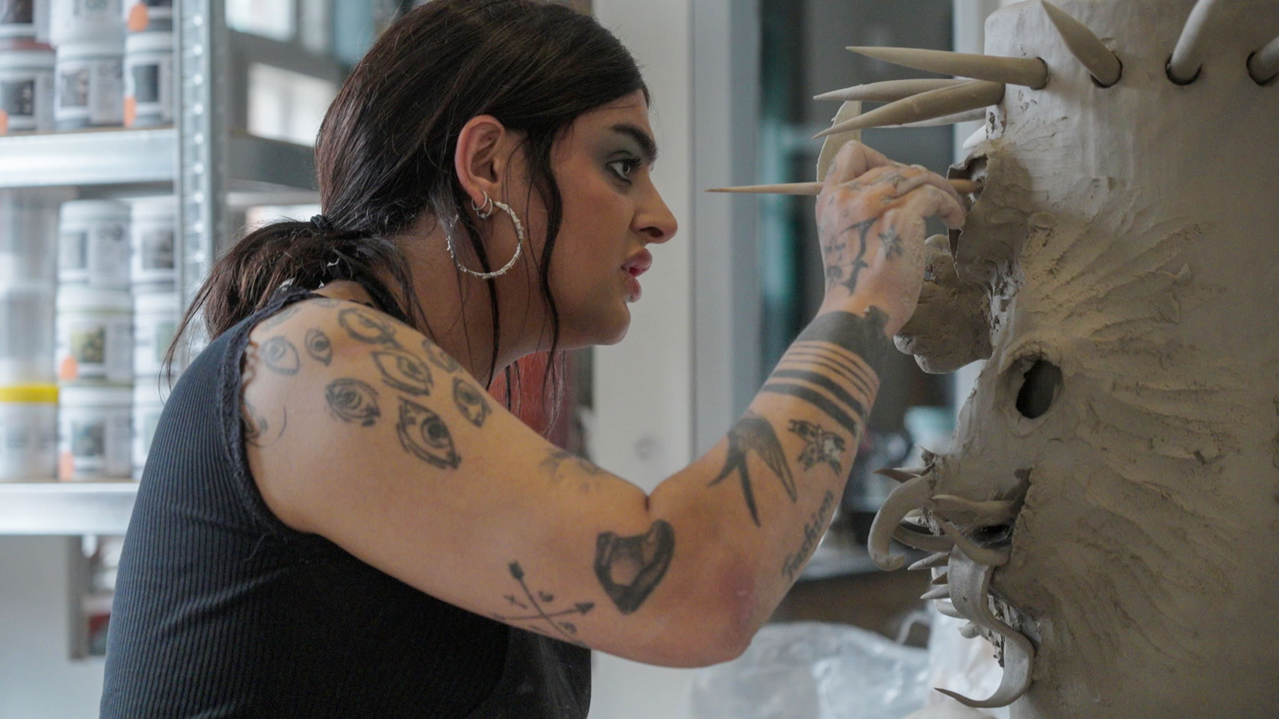 Noah Umur Kanber i Kunstnerkolonien i Hornbæk. Foto: Eddy Media.