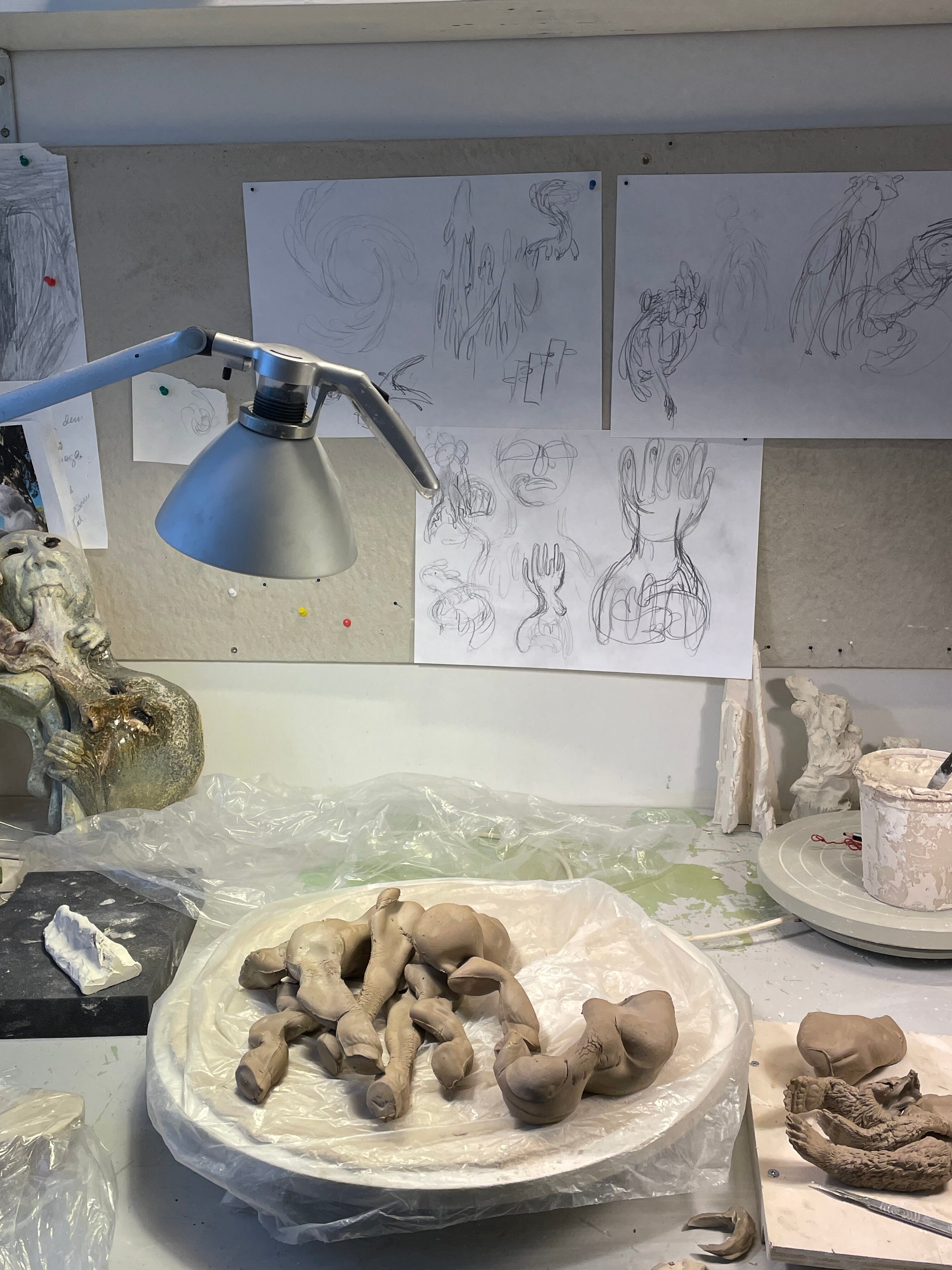 Louise Hindsgavls atelier