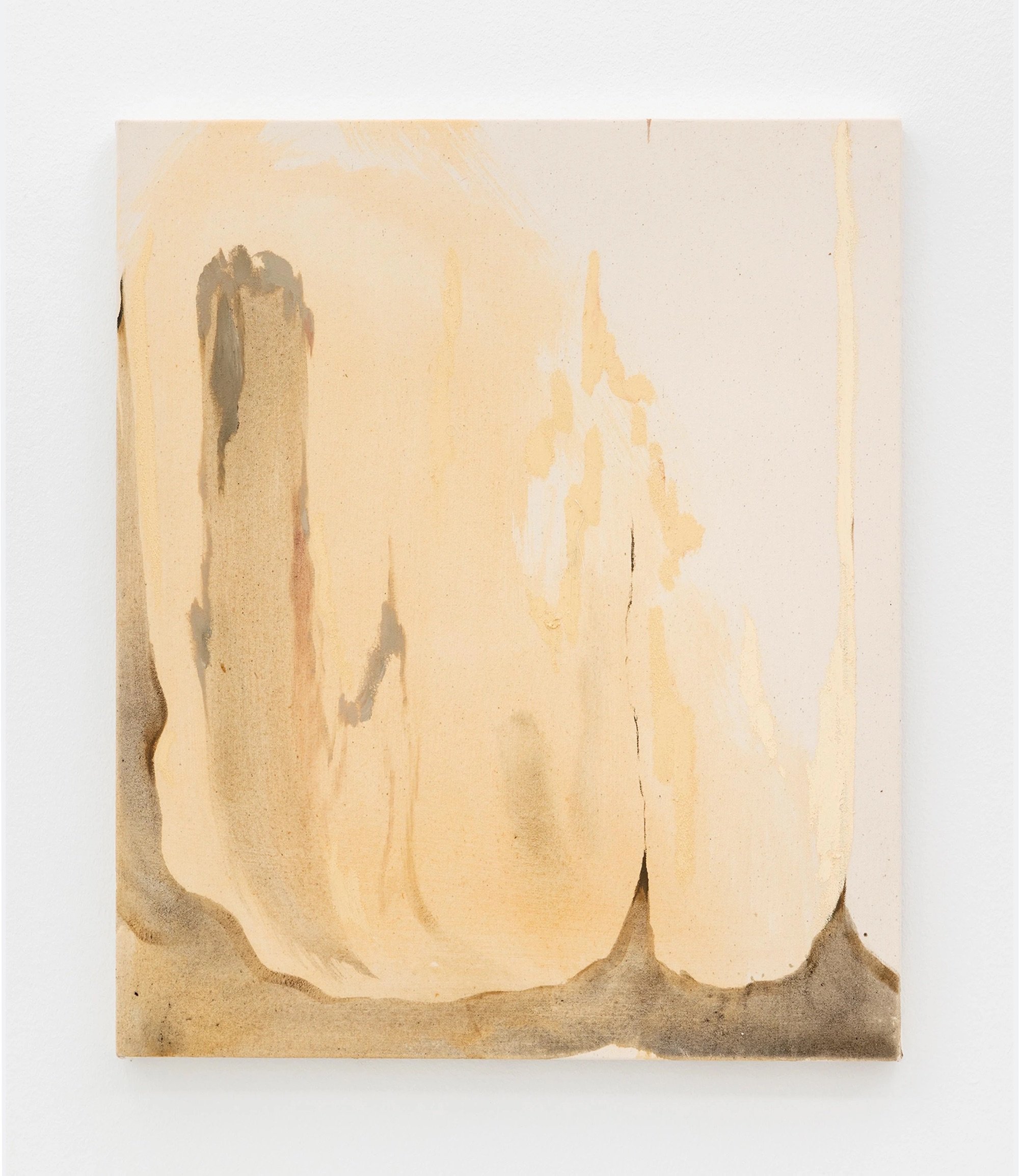 Pauline Fransson, Vilan (The Rest), 2024, Tempera, oilstick and oil on canvas, 60 x 50 cm. Foto: Malle Madsen