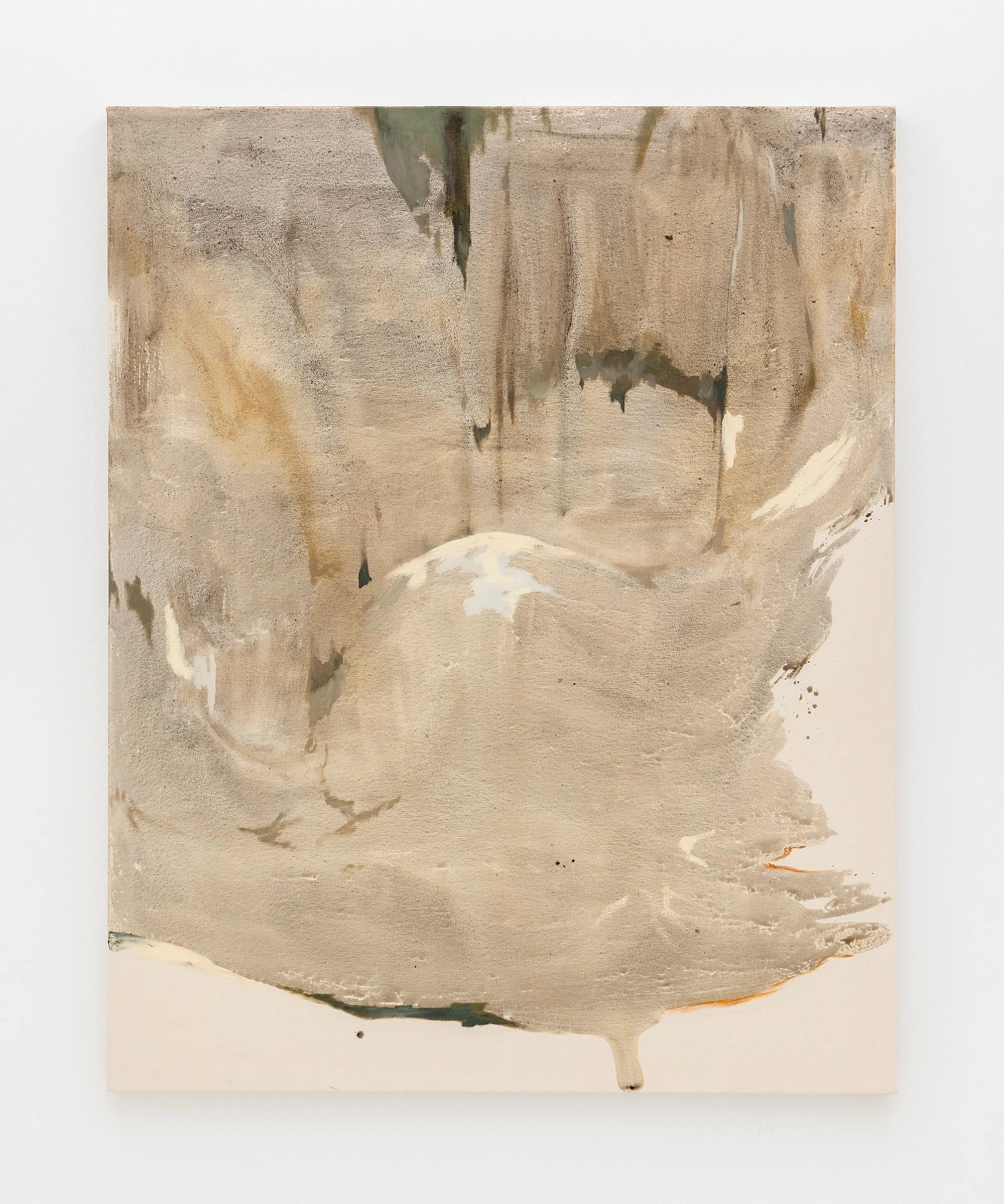 Pauline Fransson, Snöblind (Snowblind), 2024, Tempera, oilstick and oil on canvas, 150 x 120 cm. Foto: Malle Madsen