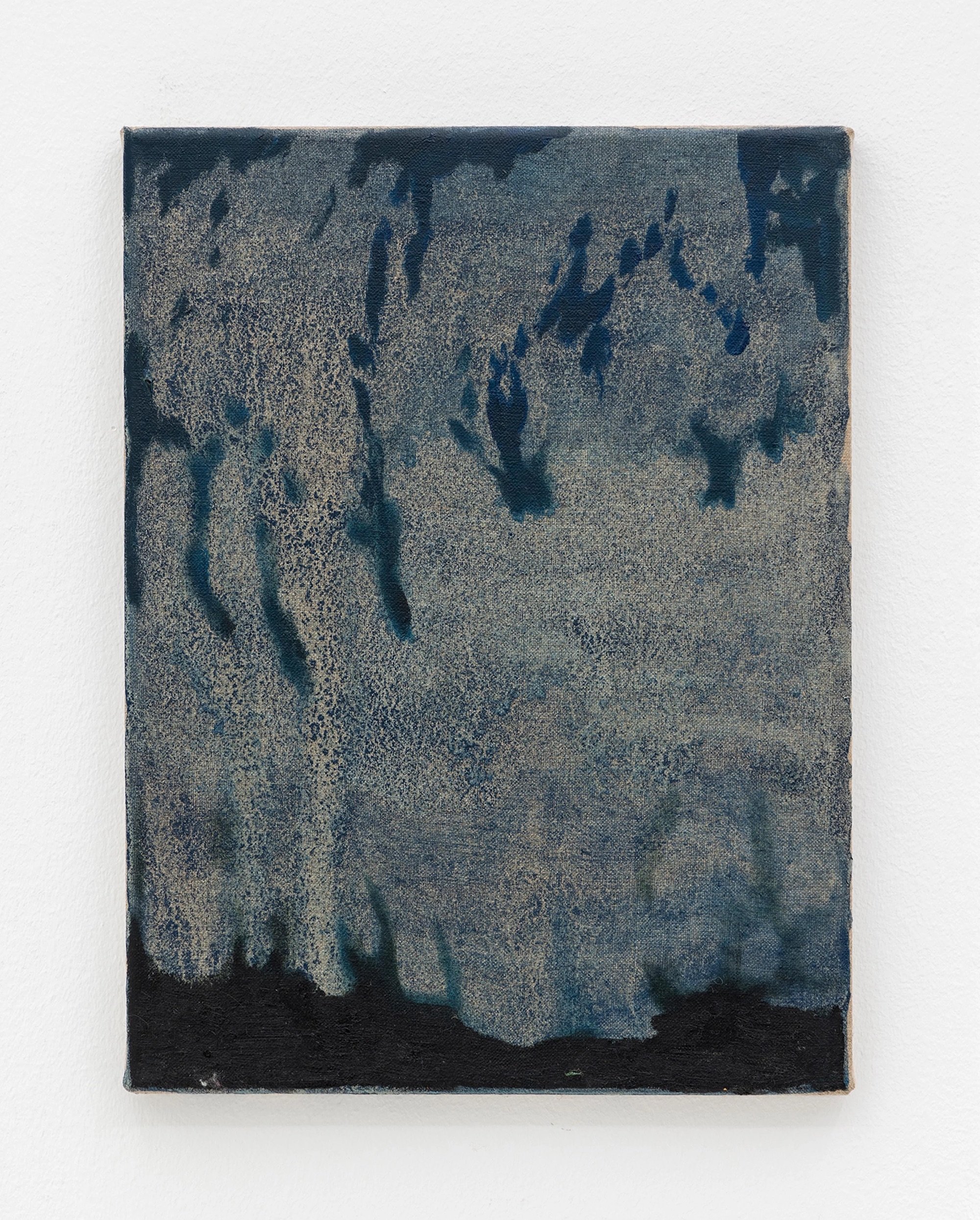 Pauline Fransson, Nattsynen (The Night Gaze), 2024, Tempera, oilstick and oil on canvas, 40 x 30 cm. Foto: Malle Madsen