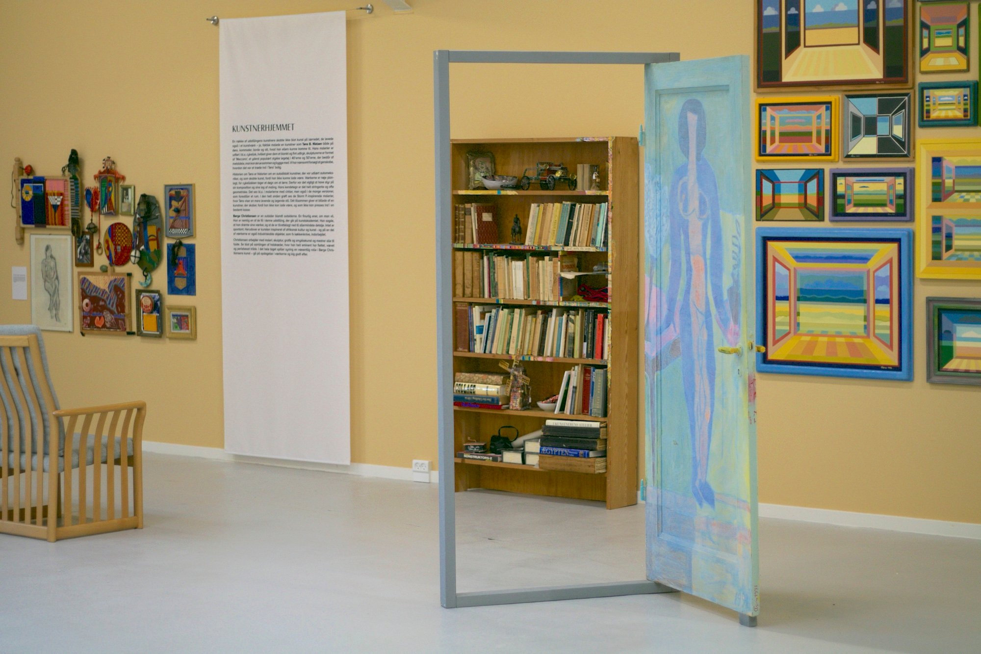 De skøre, de skæve og de virk’li sjove, udstillingsfoto, 2025. Foto: JANUS.