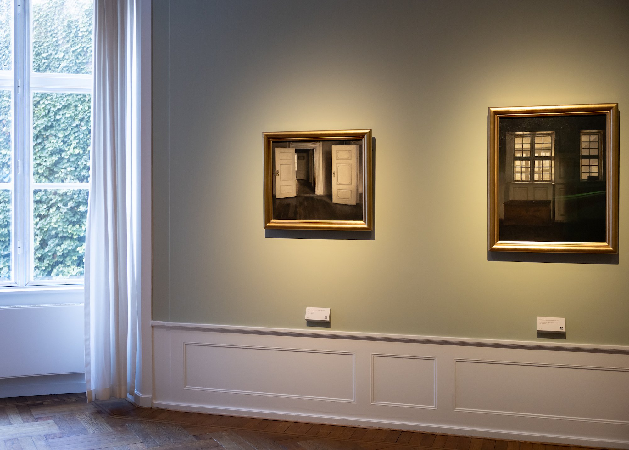 Vilhelm Hammershøi, Særophængning, udstillingsfoto, 2025. Foto: Davids Samling.