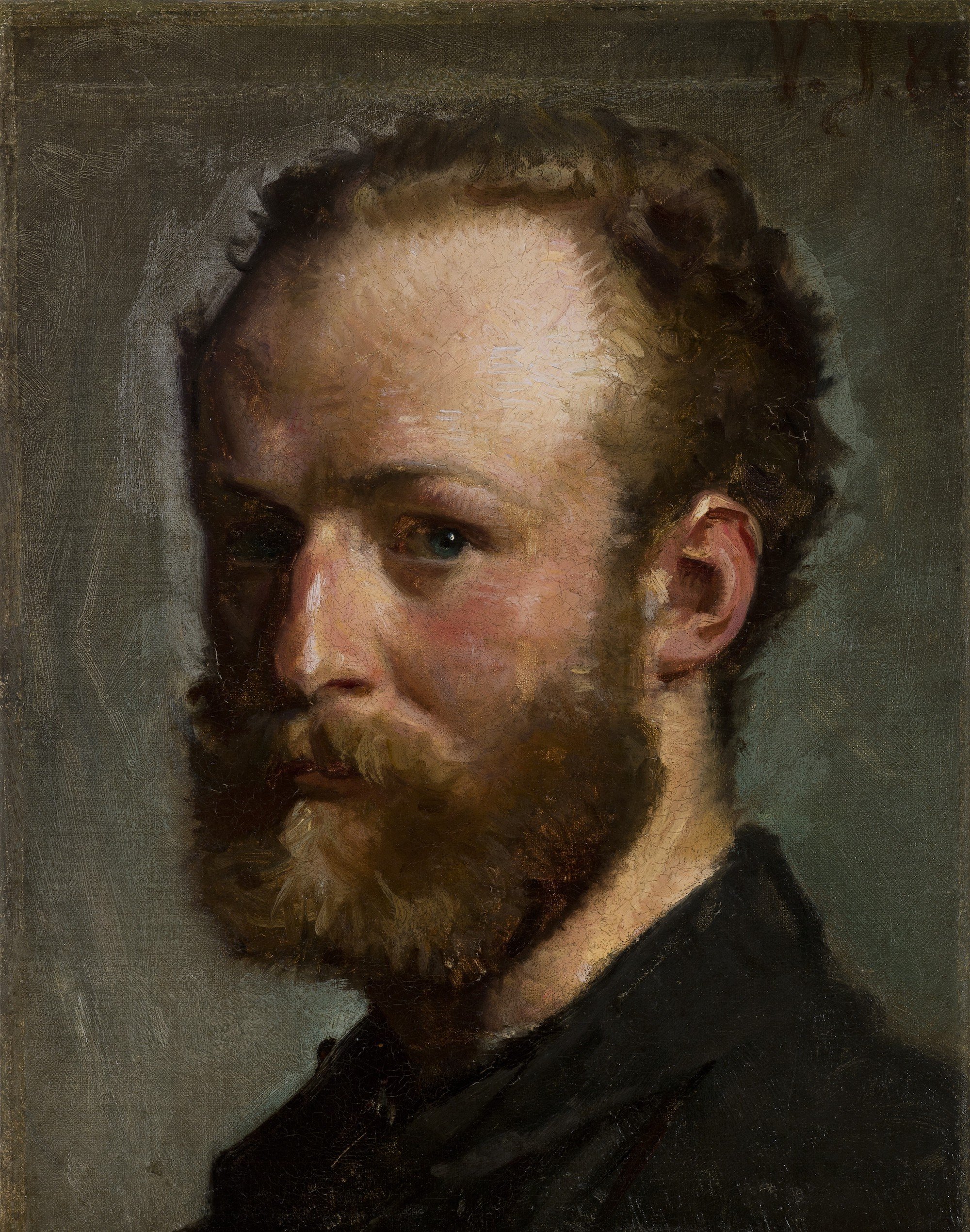 Viggo Johansen, Selvportræt, 1885. Skagens Kunstmuseer