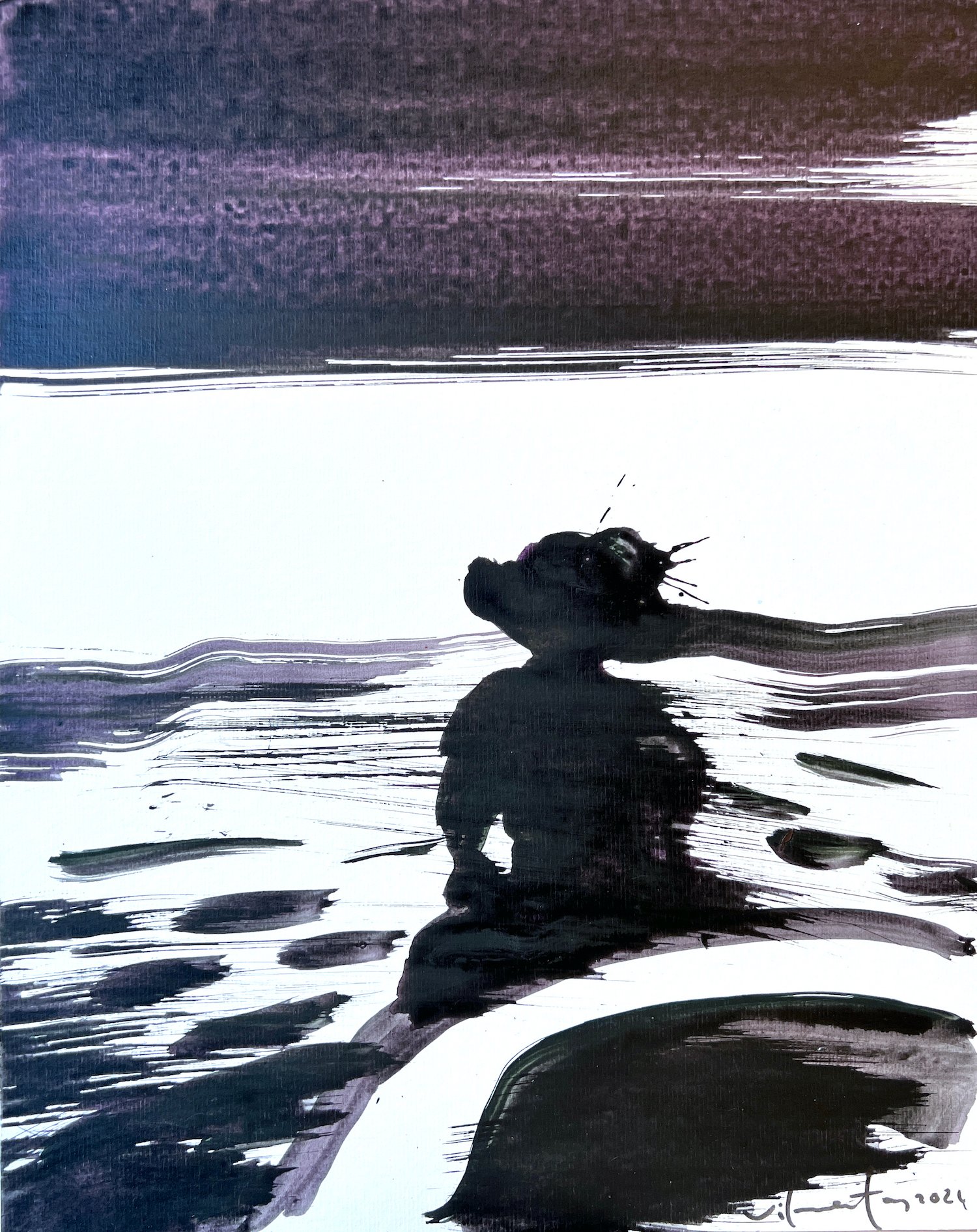 VILMANTAS, <i>OCEAN</i>, 40 x 31 cm. Foto: Galleri NB