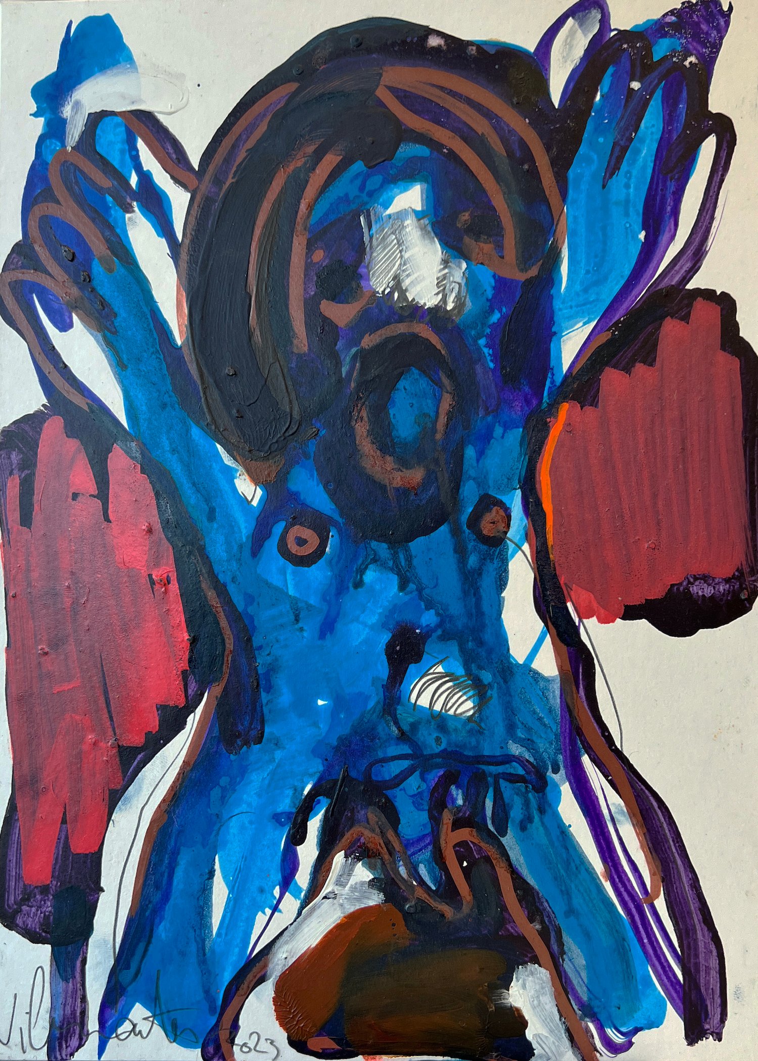 VILMANTAS, THE PROPHET, 32 x 23 cm. Foto: Galleri NB