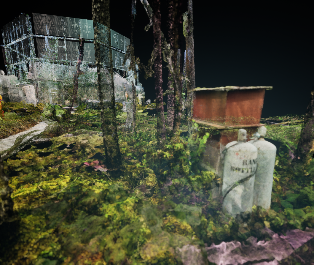 Jakob Kudsk Steensen, <i>Boreal Dreams</i>, 2024-25. Live simulation (still). In collaboration with Northern Research Station of the USDA Forest Service. Commissioned by the Fondation Beyeler, Riehen, Basel. Courtesy the artist.