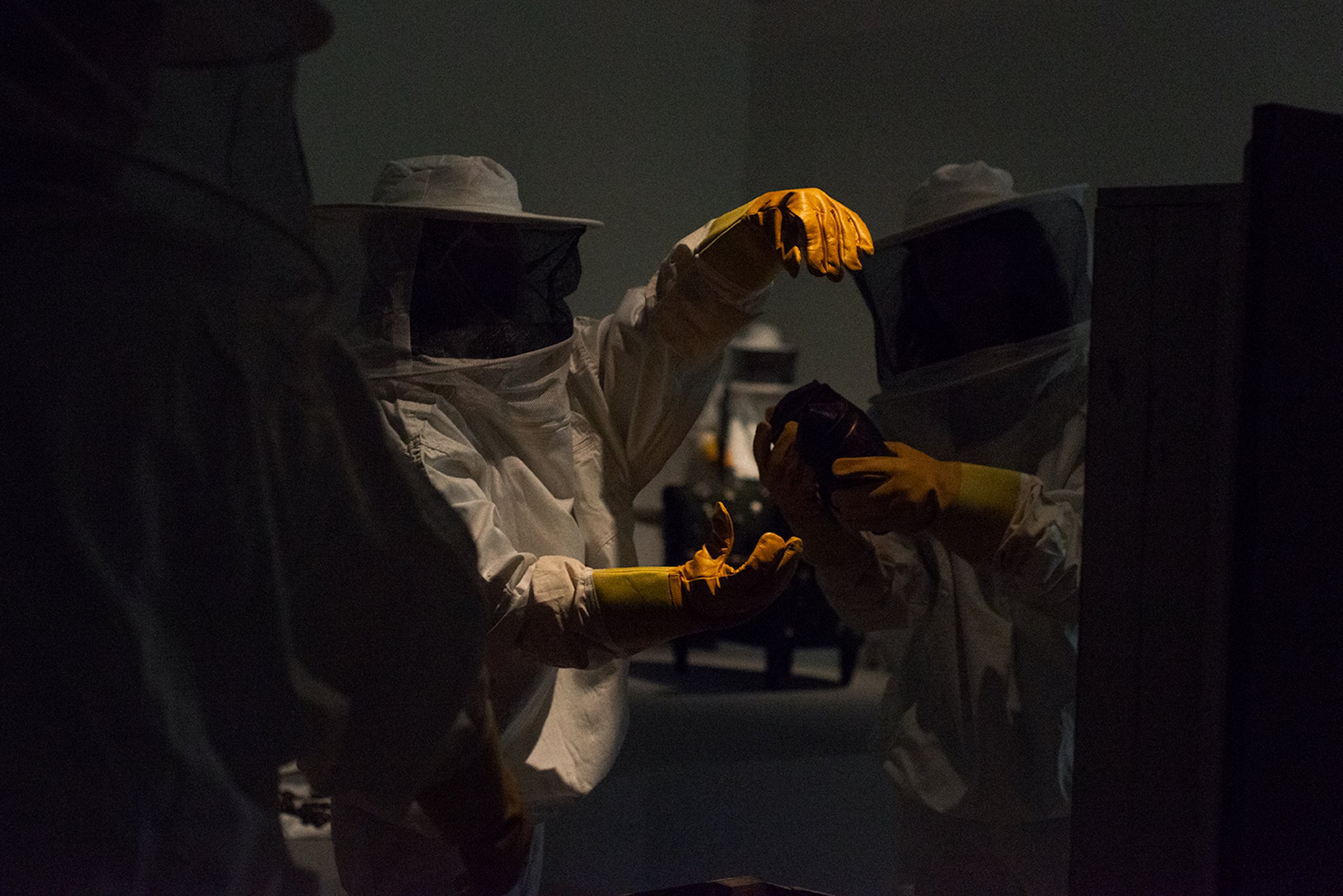 Kunsthal Aarhus, Performance af Mark Tholander, 2024. Foto: Jacob Friis-Holm Nielsen.