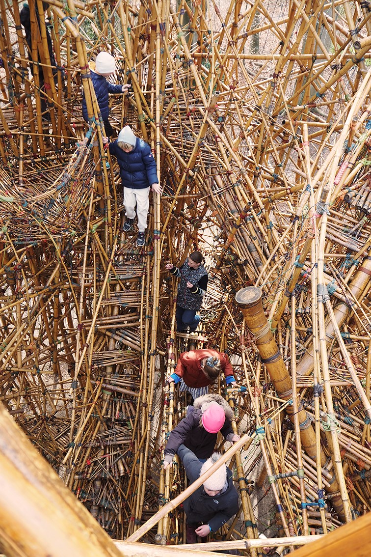 Doug and Mike Starn. <i>Geomentry of Innocence</i>. Foto: Ordrupgaard