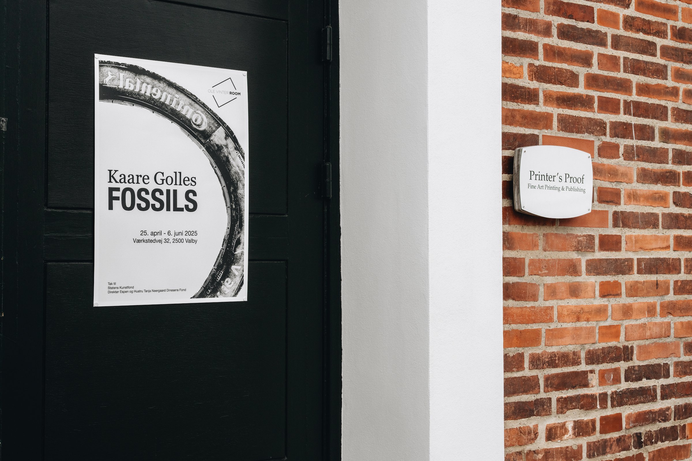 Installationsfotos af Kaare Golles udstilling 'Fossils' i Ole Vinter Room.
Fotograf: Filip Gielda