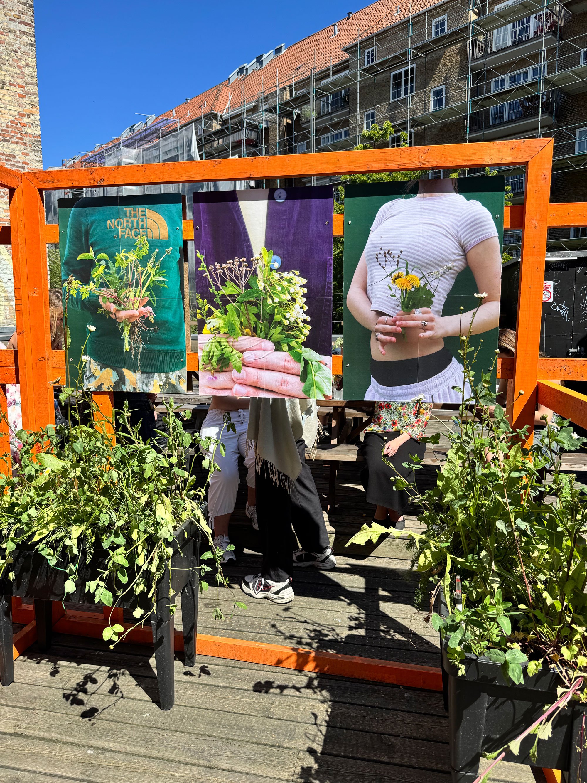 Et Huskunstner projekt mellem Kunstner Camilla Berner og Art Matter, med unge fra FGU Hovedstaden. Foto: Jan Falk Borup