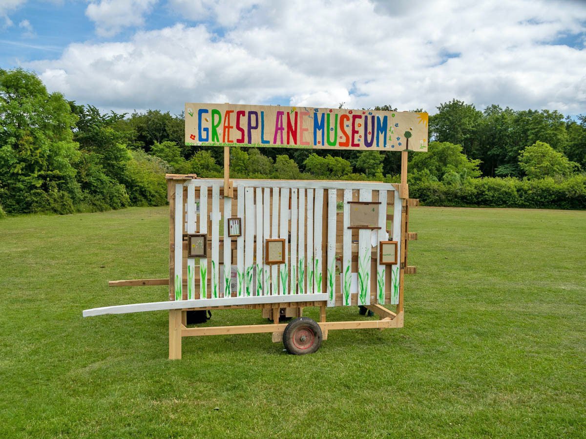 Hartmut Stockters mobile Græsplænemuseum. Foto: Tage Jensen