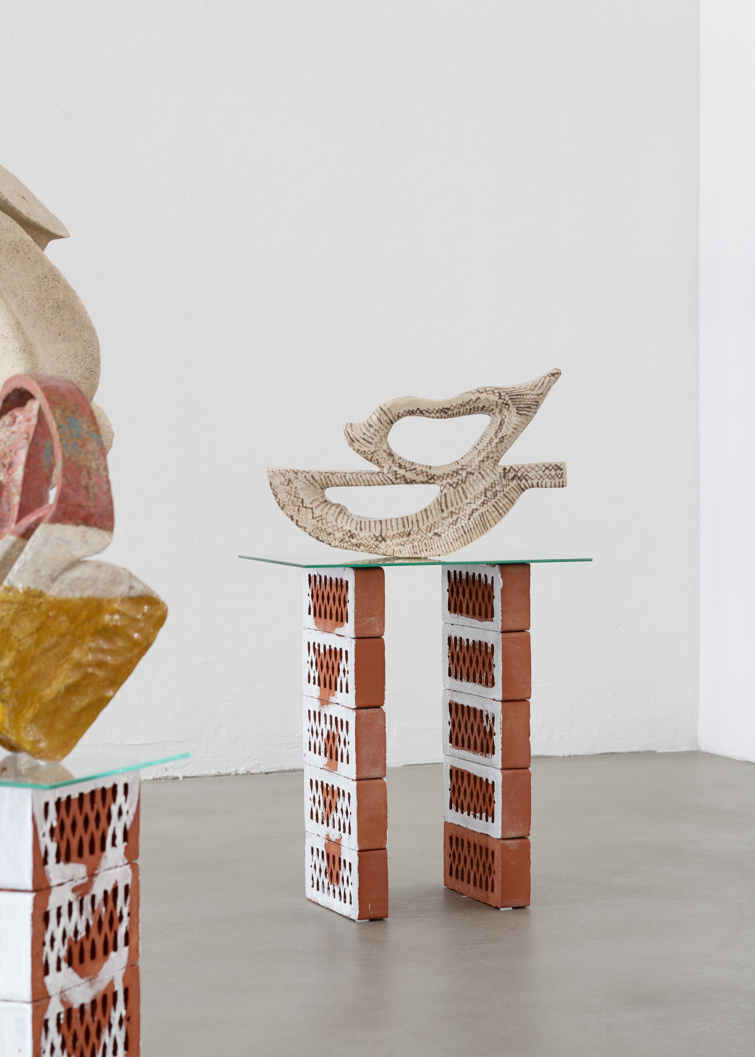 Pernille Pontoppidan, <i> New knits for war(mer seasons)_fugl med unge </i>, 2025. Foto: Jacob Friis-Holm Nielsen