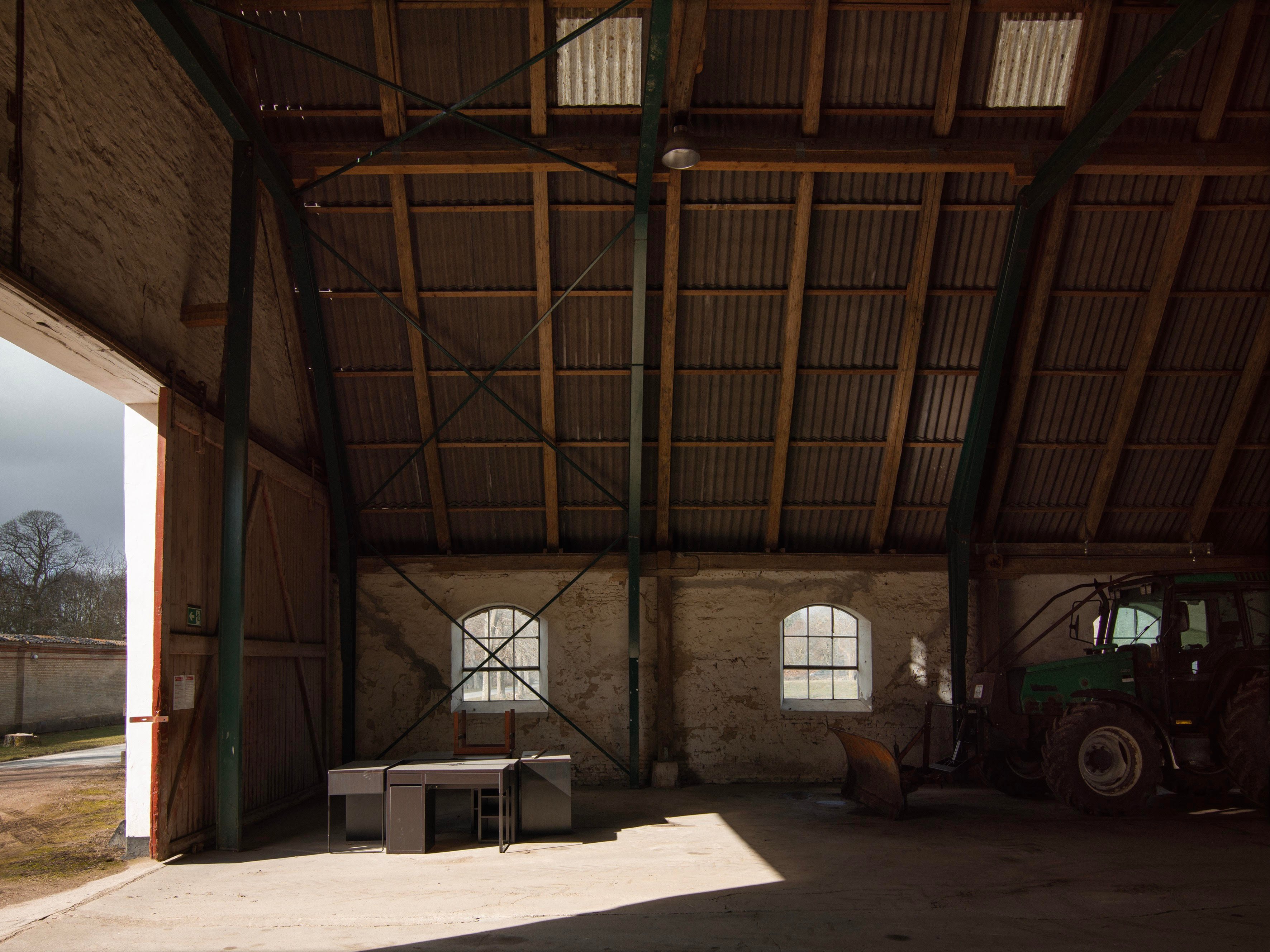 Planlagt ‘Art Barn’ på Fuglsang Herregaard (eksisterende forhold). Foto: Anne Prytz Schaldemose, © Art Barns