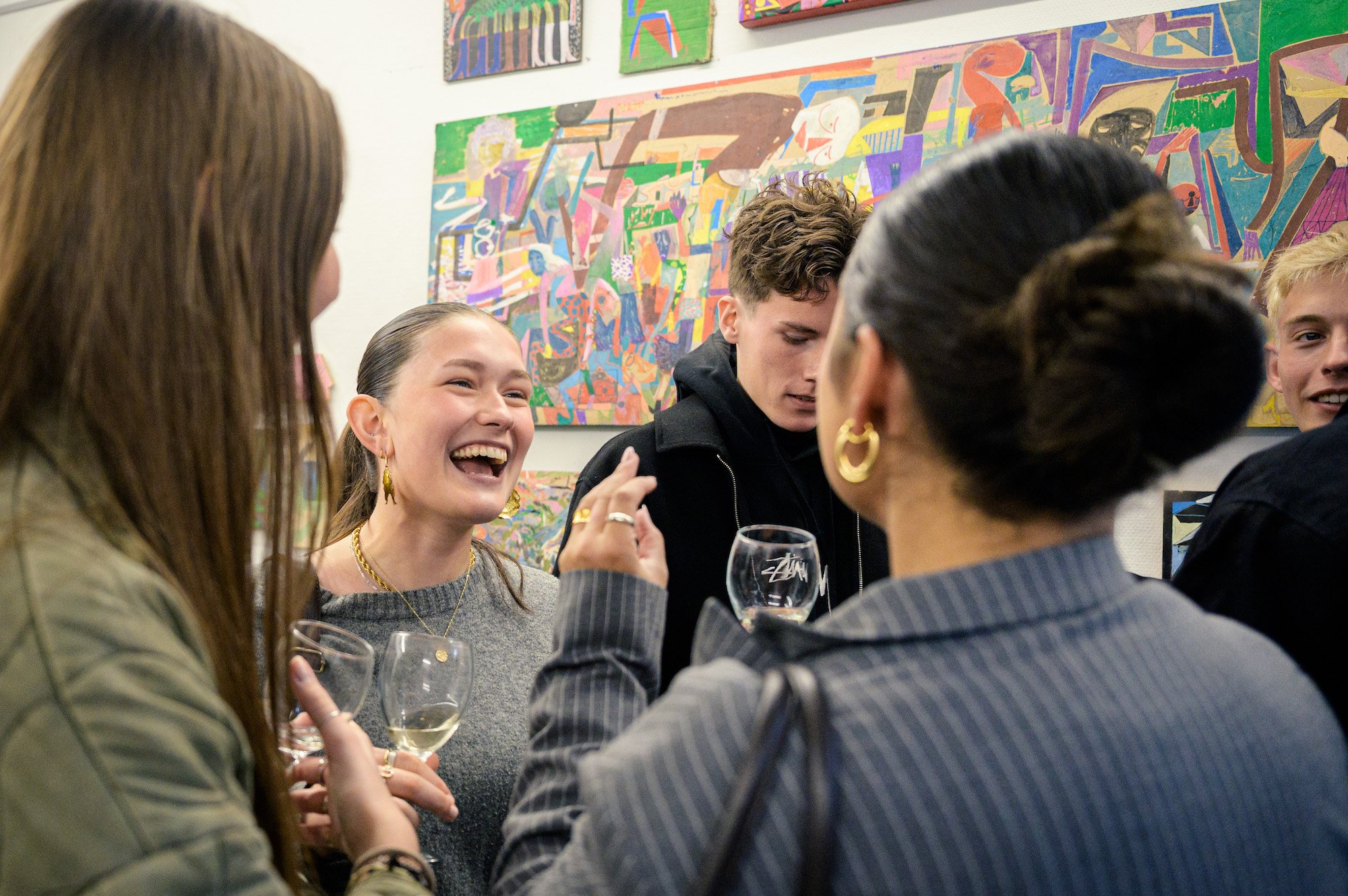 Gallery Night på Vesterbro og Frederiksberg - her hos Galleri Anne Aarsland. Foto: Ida Guldbæk / Simon Skipper