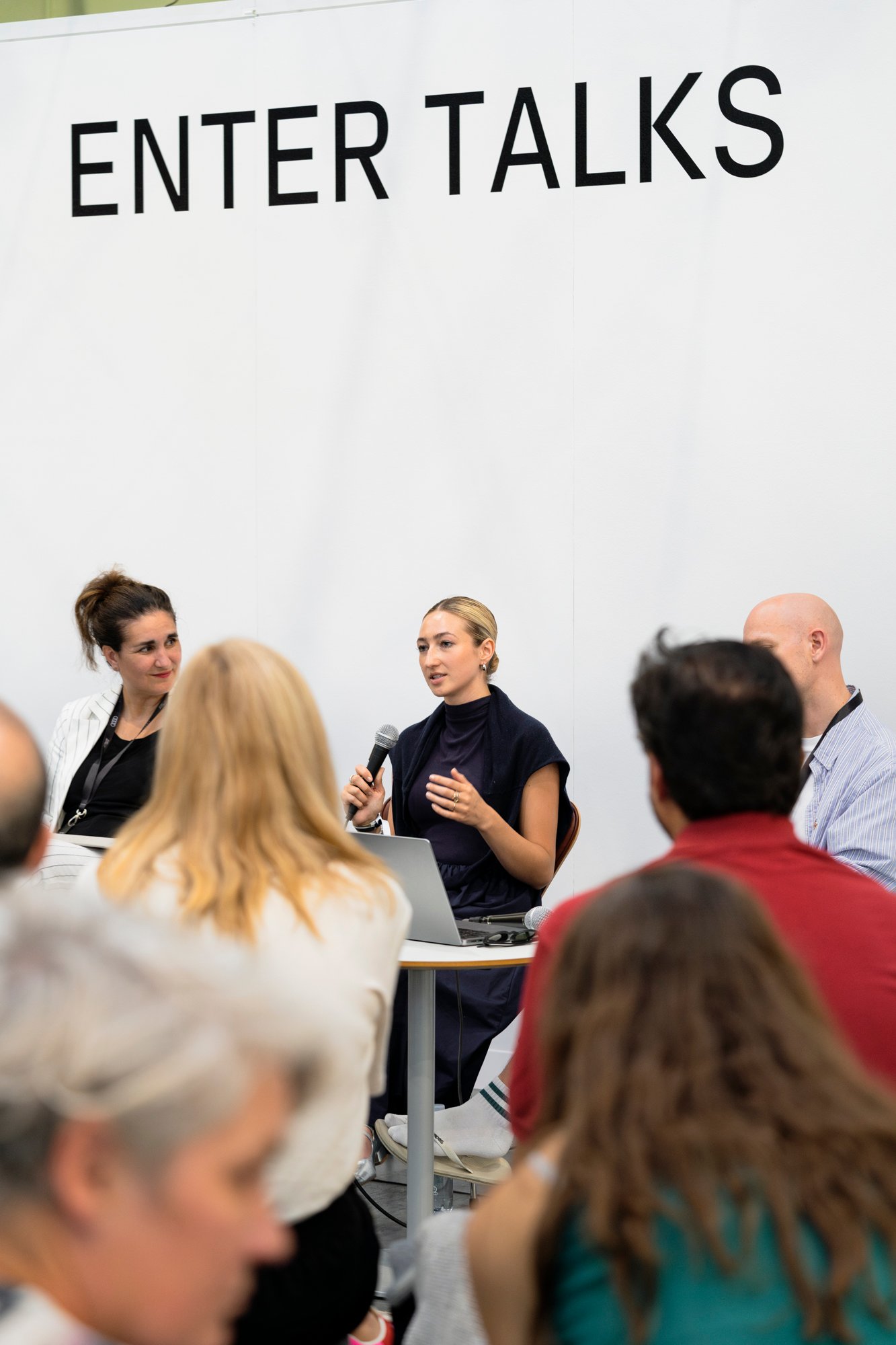 Fra sidste års talkprogram på ENTER. Foto: Julie Nymann.