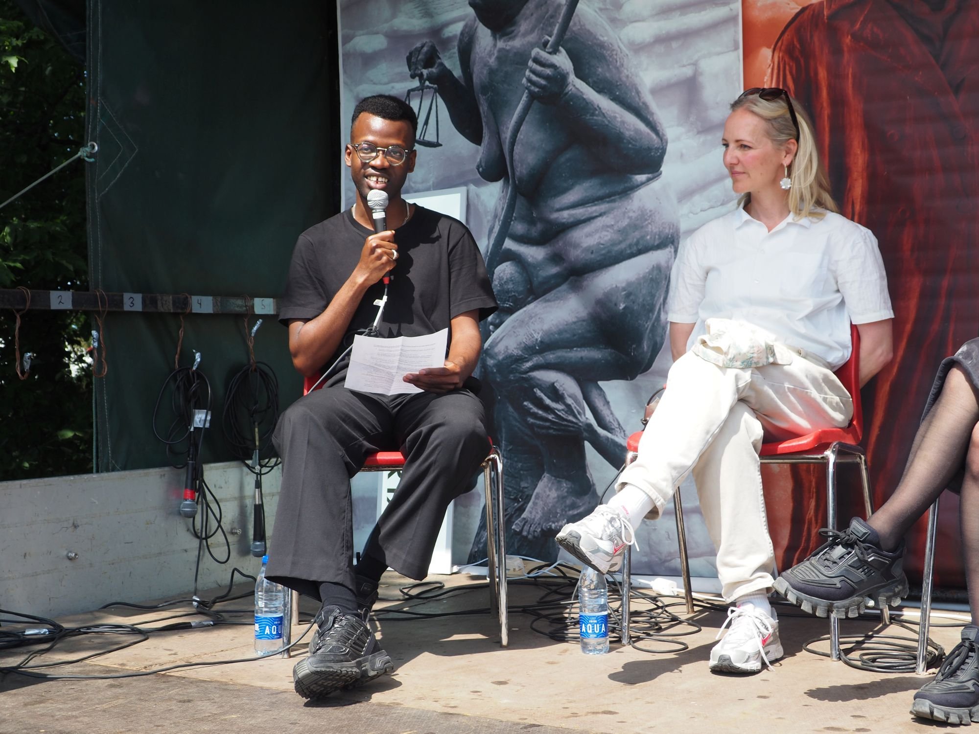 Art Matter på Folkemødet med Ida Auken, Lea Porsager og Prince Henry. Foto: Lærke Kartvedt.
