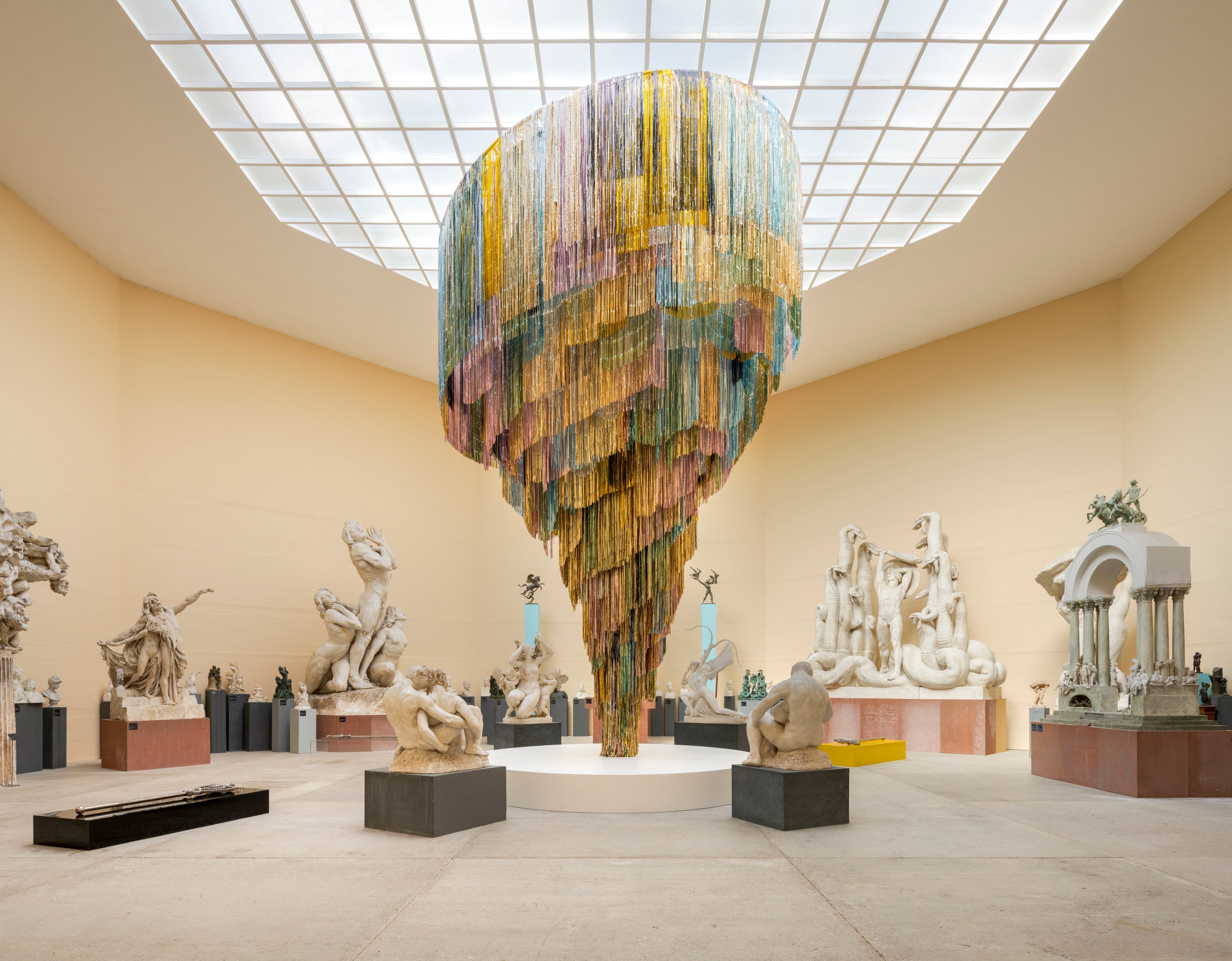 Esben Weile Kjær: <em>Rainbow Tornado</em>. Foto: David Stjernholm.