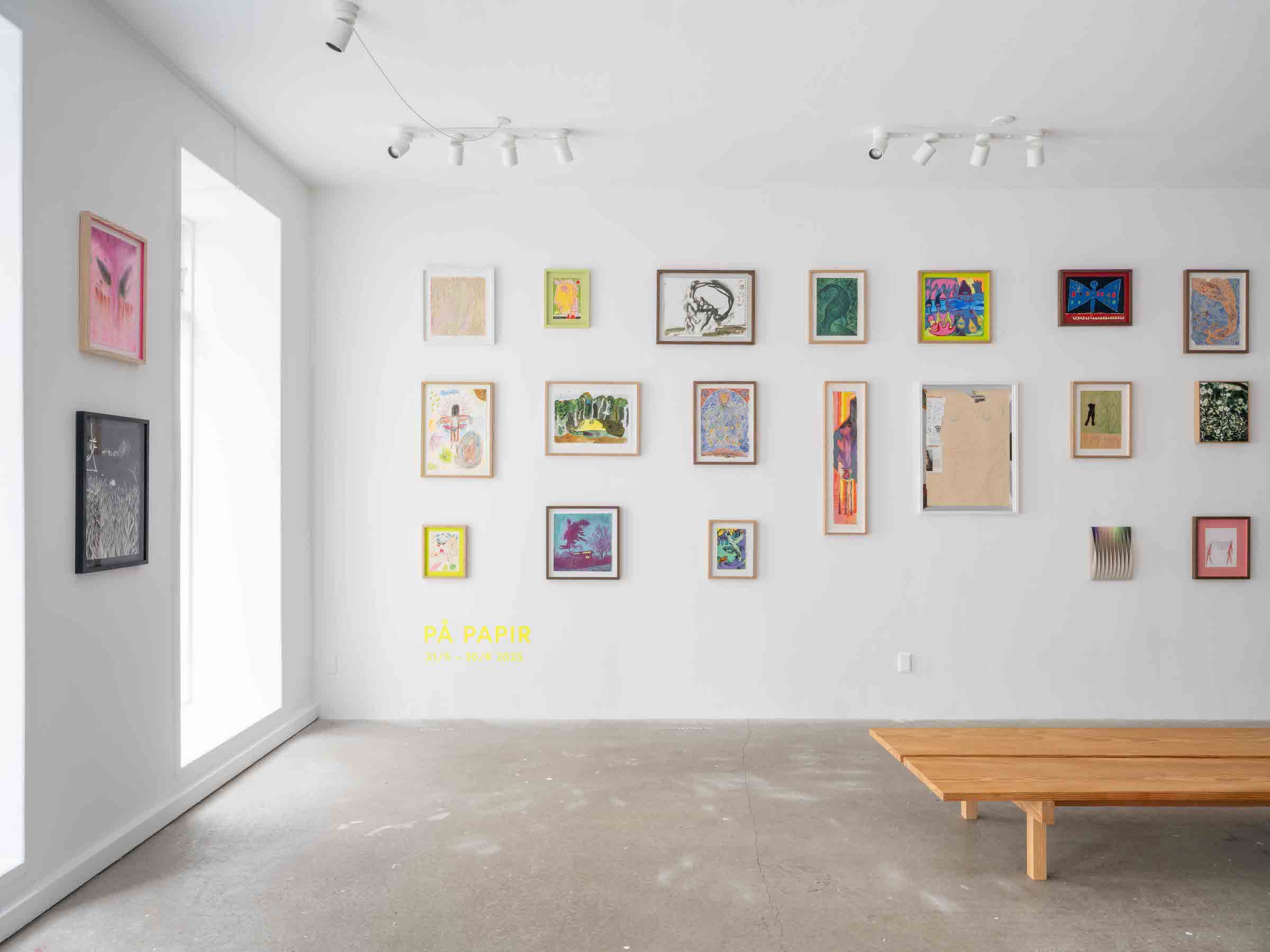 På papir udstillingsfoto. Foto: Andreas Bastiansen.