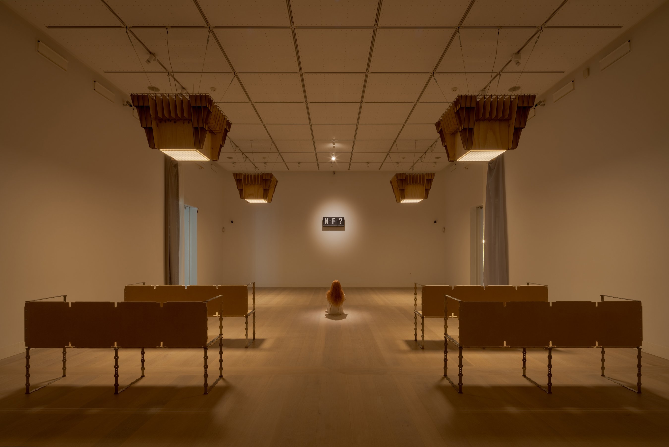 Uffe Isolotto: <em>Mælkeøje</em>, Holstebro Kunstmuseum. Foto: David Stjernholm.