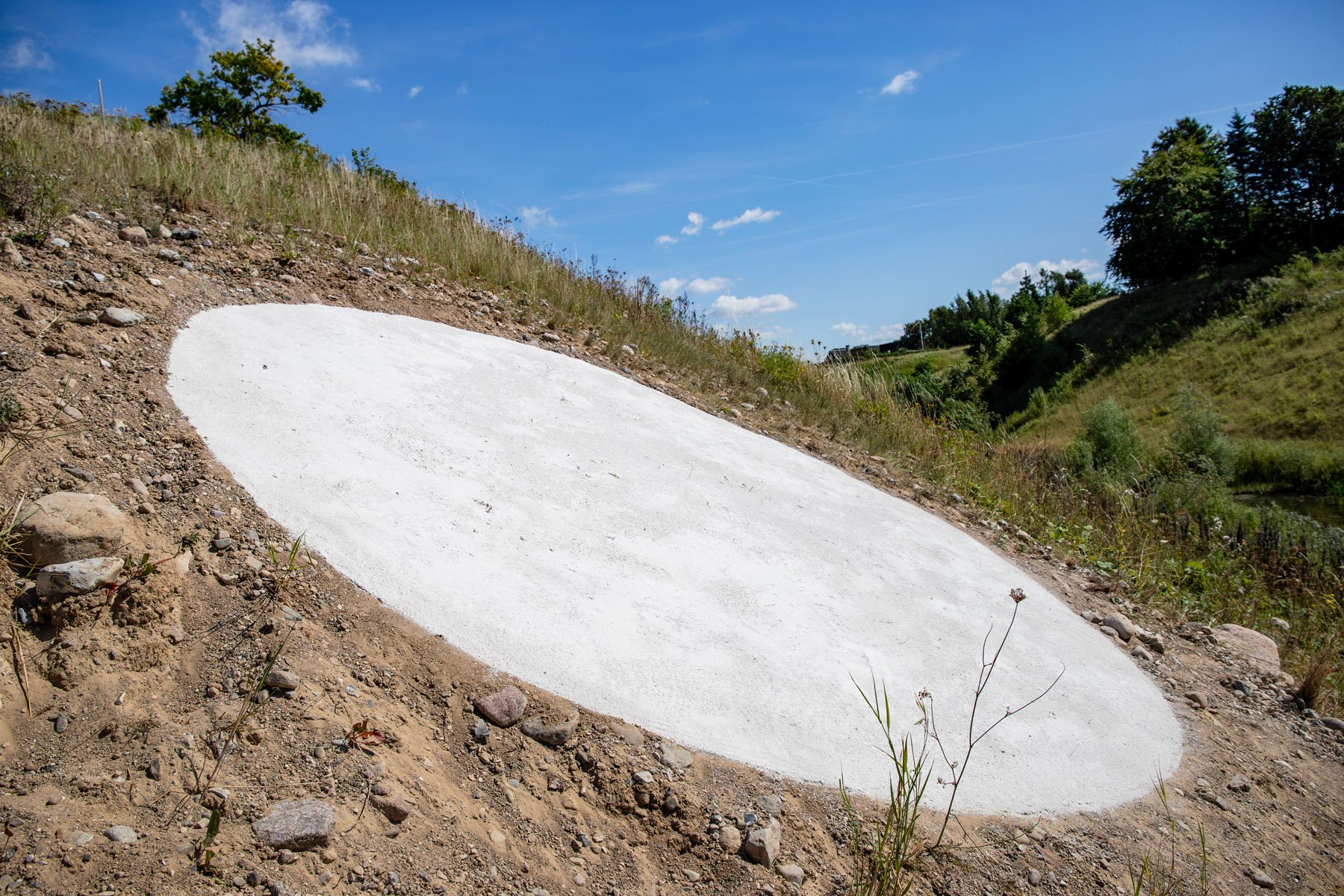 ASKE SIGURD KRAUL, FORVANDLINGENS GRUNDLAG, 2025 kalk fra faxe kalkbrud.