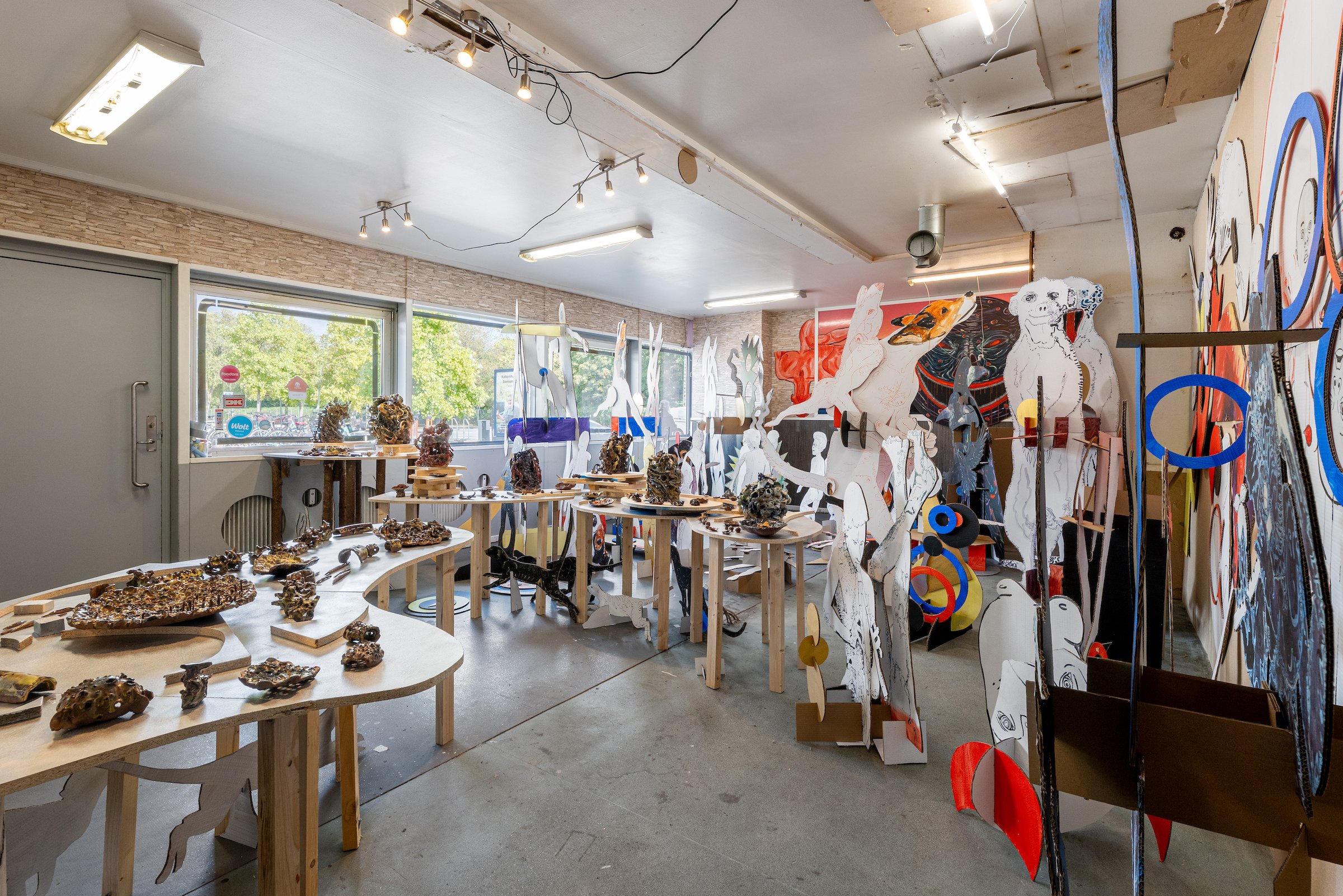 Installationsfoto, Christian Schmidt Rasmussen, Den Flyvende Sommerhest, 2025 Foto: Morten Underbjerg