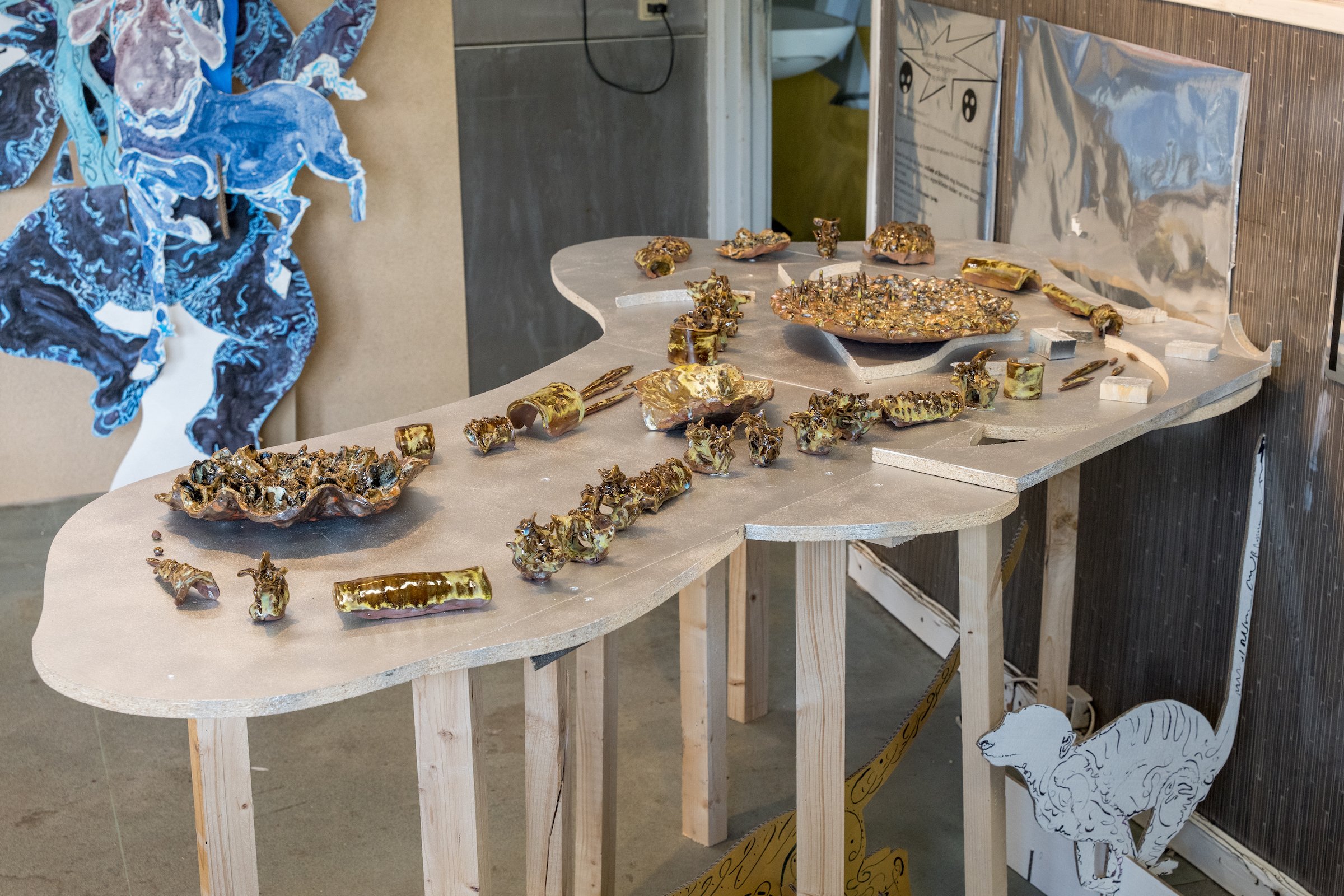 Installationsfoto, Christian Schmidt Rasmussen, Den Flyvende Sommerhest, Urger House, 2025 Foto: Morten Underbjerg