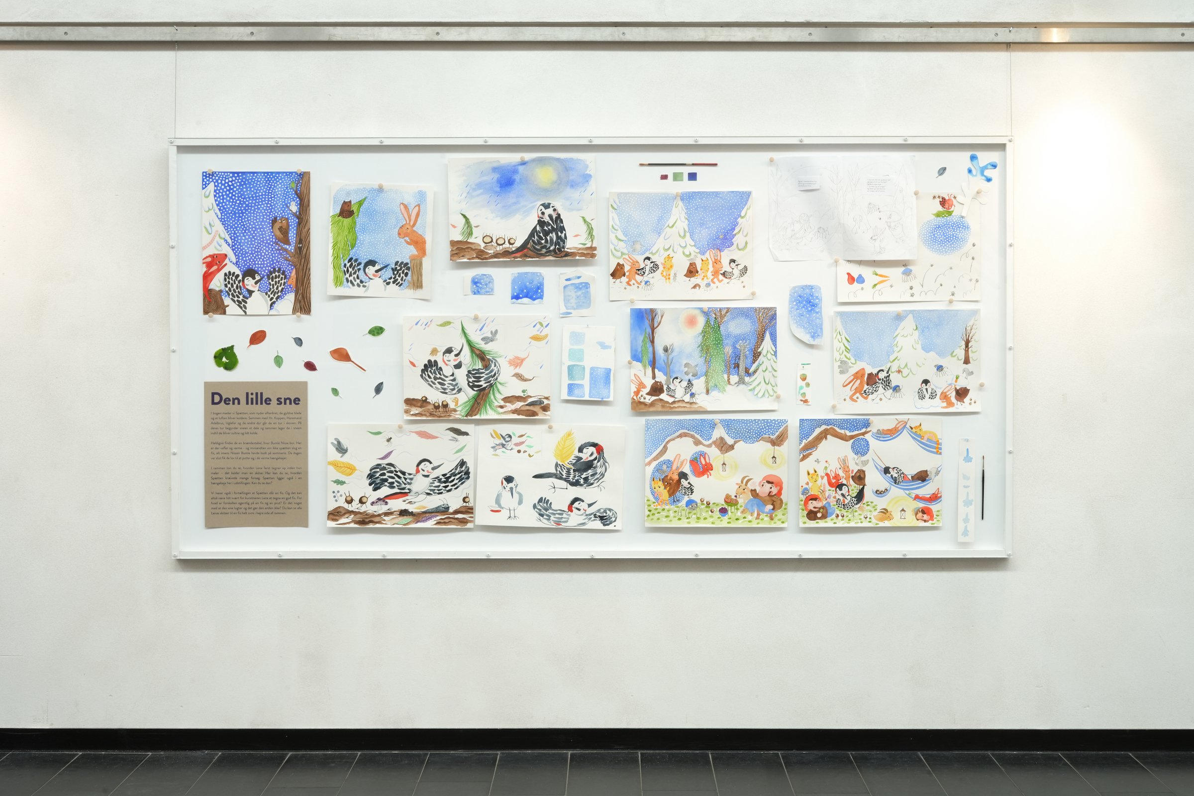 Den lille sne. Fra udstillingen Den lille natur, Vandrehallen Kunsthal, 2025. Foto: Thomas Degner