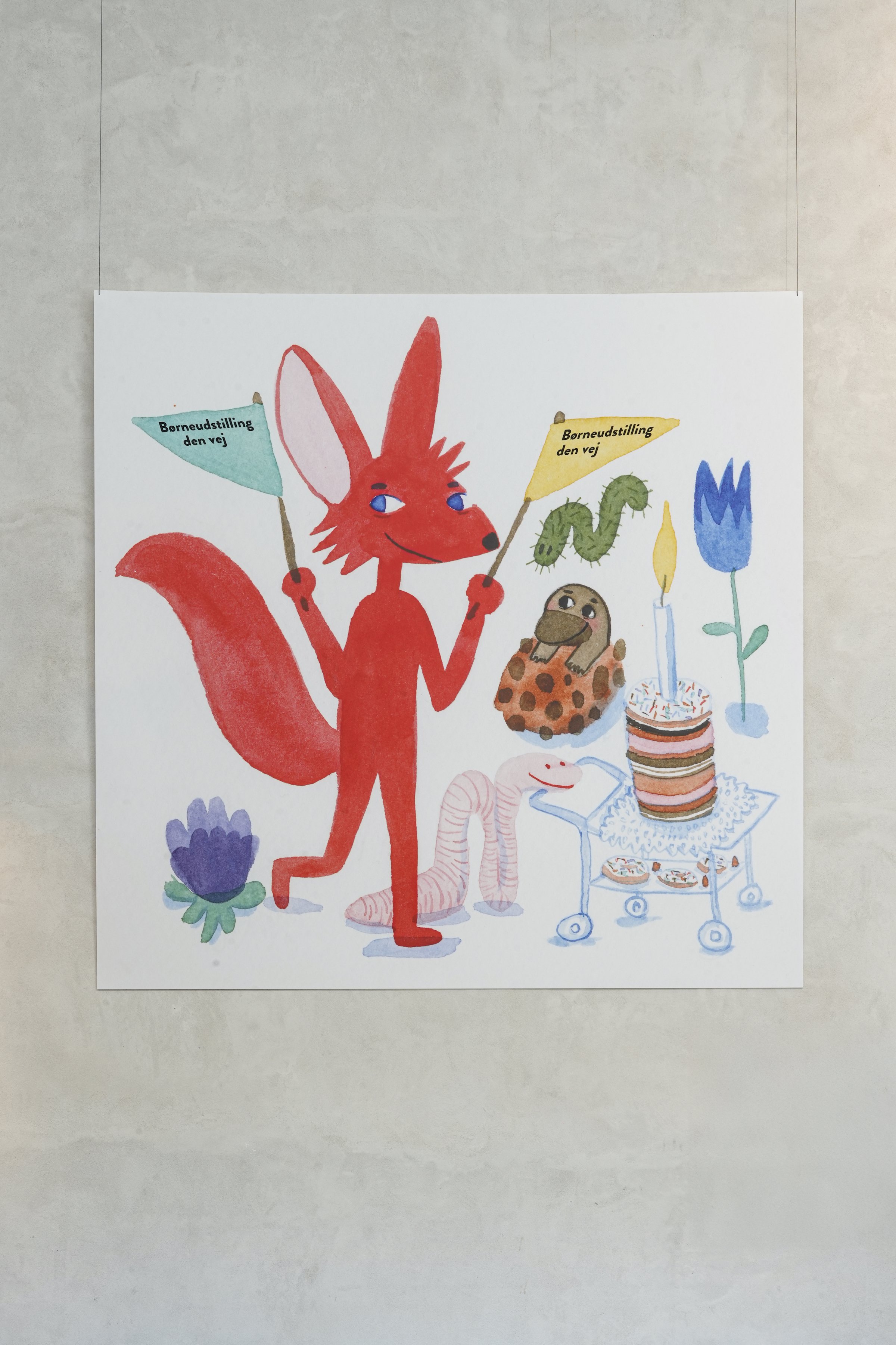 Installationsfoto, Den lille natur, Vandrehallen Kunsthal, 2025. Foto: Thomas Degner