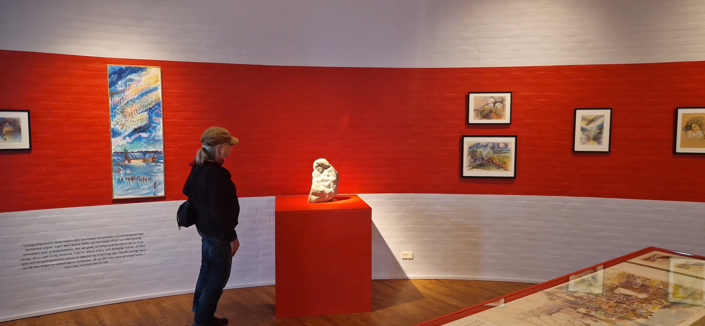 Installationsfoto, Hans Lynge: Lidenskab skal der til!, Museet for Religiøs Kunst, 2025. Foto: Museet for Religiøs Kunst