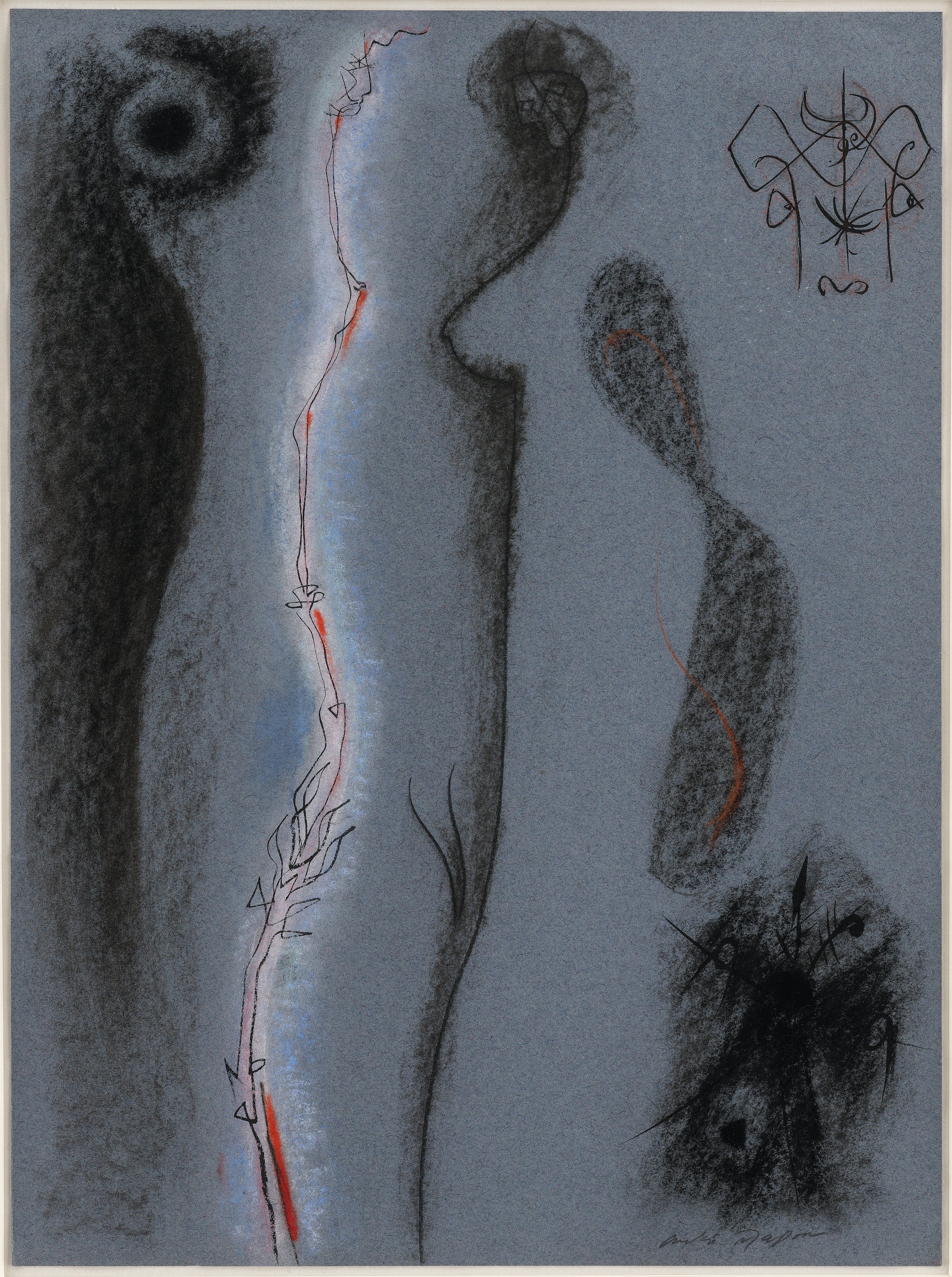 André Masson, Skønheden og planten, 1942-1943, SMK. © André Masson / VISDA. SMK