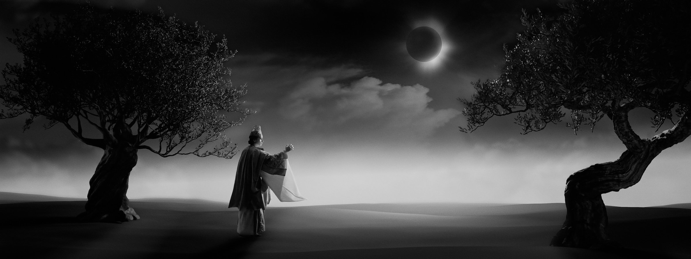 Larissa Sansour og Søren Lind: <i>As If No Misfortune Had Occurred in the Night</i>, 2022. Foto: Larissa Sansour og Søren Lind