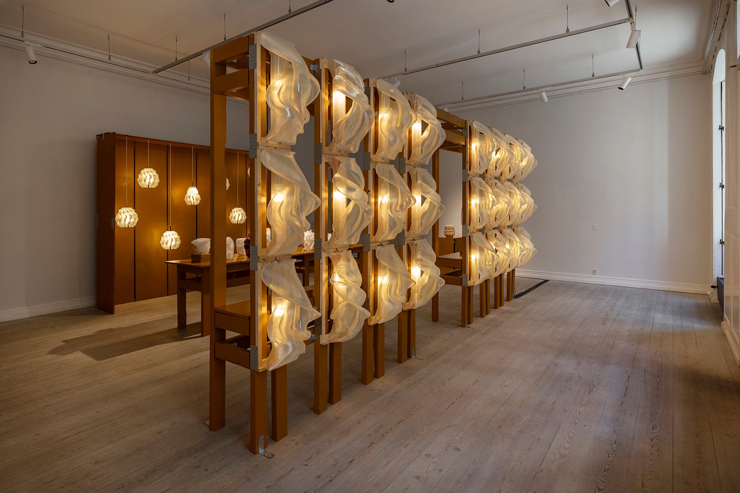 Installationsfoto, Mikkel Nielsen, <i>IN PROCESS</i>, 2025. Foto: Frida Gregersen