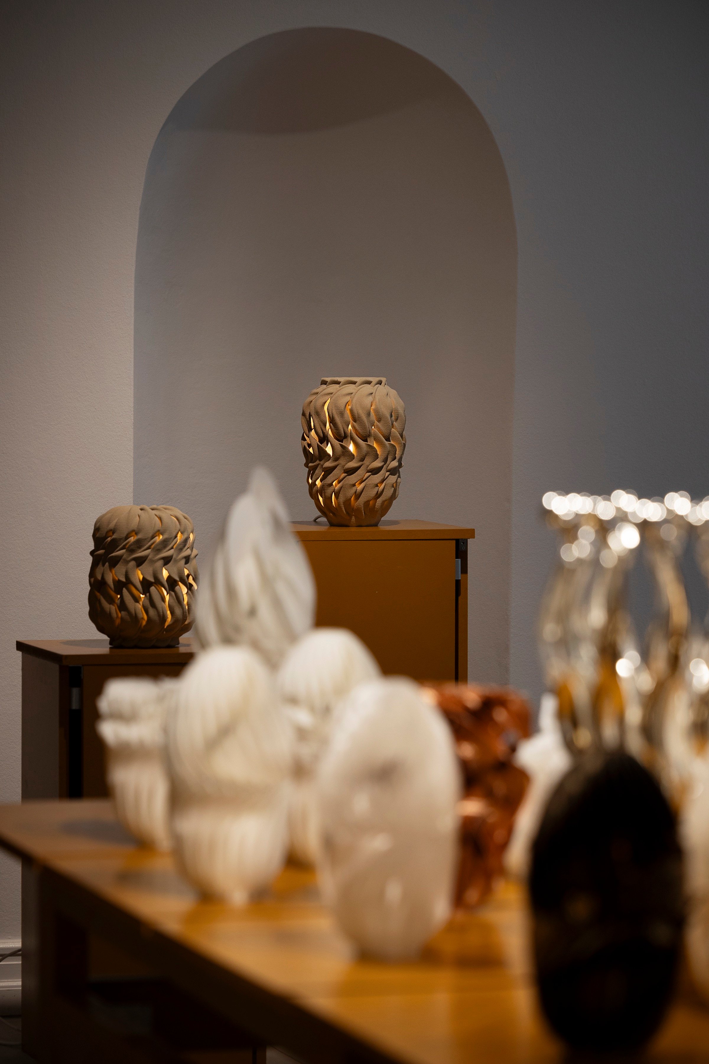 Installationsfoto, Mikkel Nielsen, IN PROCESS, 2025. Foto: Frida Gregersen