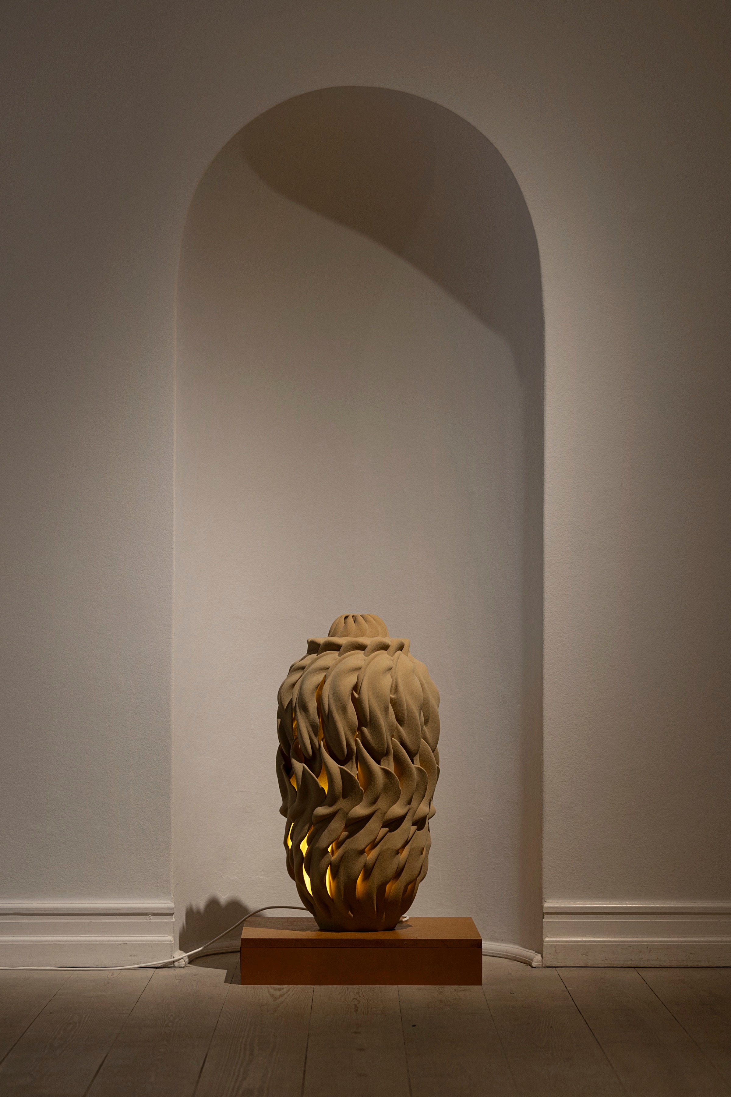 Installationsfoto, Mikkel Nielsen, IN PROCESS, 2025. Foto: Frida Gregersen