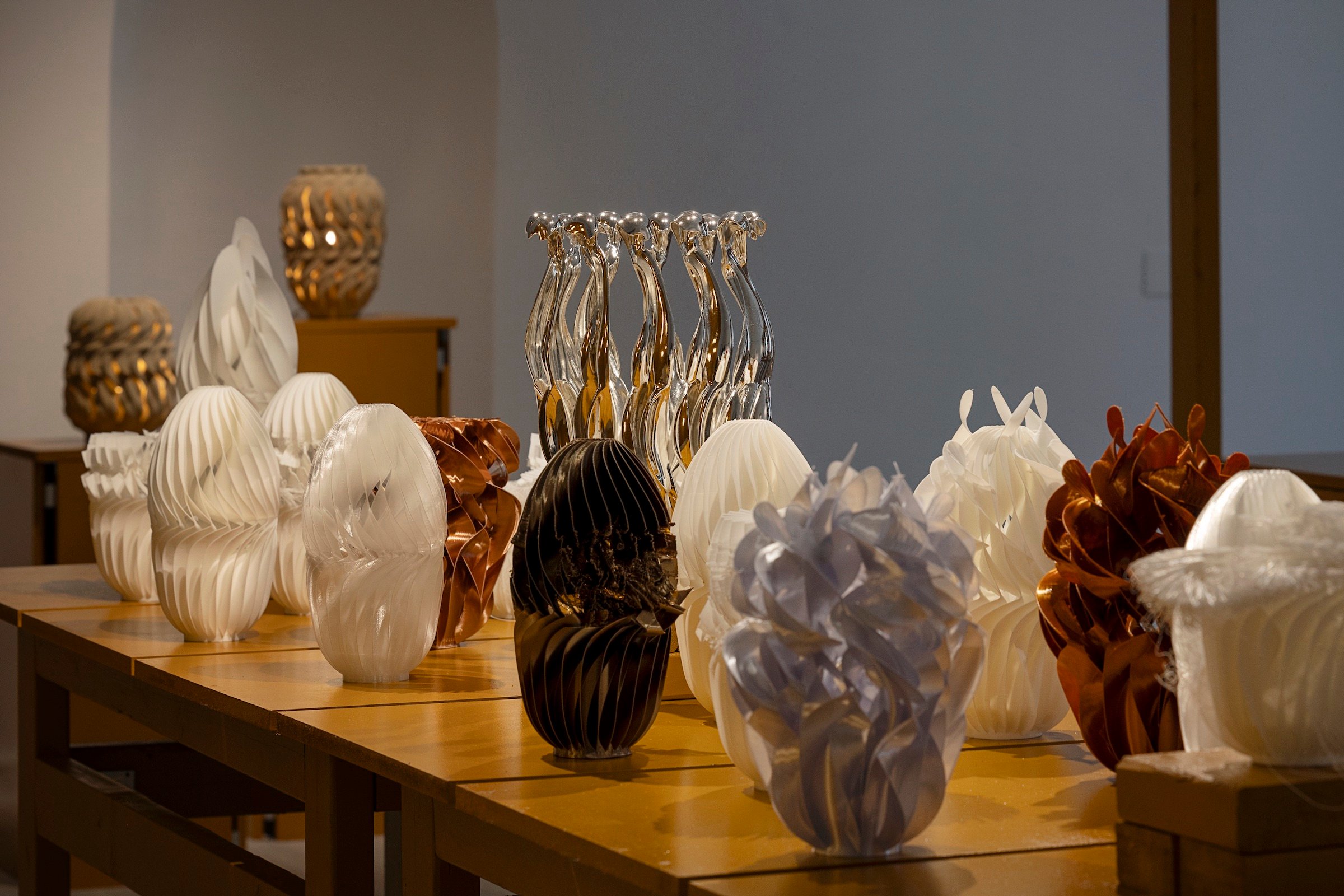 Installationsfoto, Mikkel Nielsen, <i>IN PROCESS</i>, 2025.  Foto: Frida Gregersen