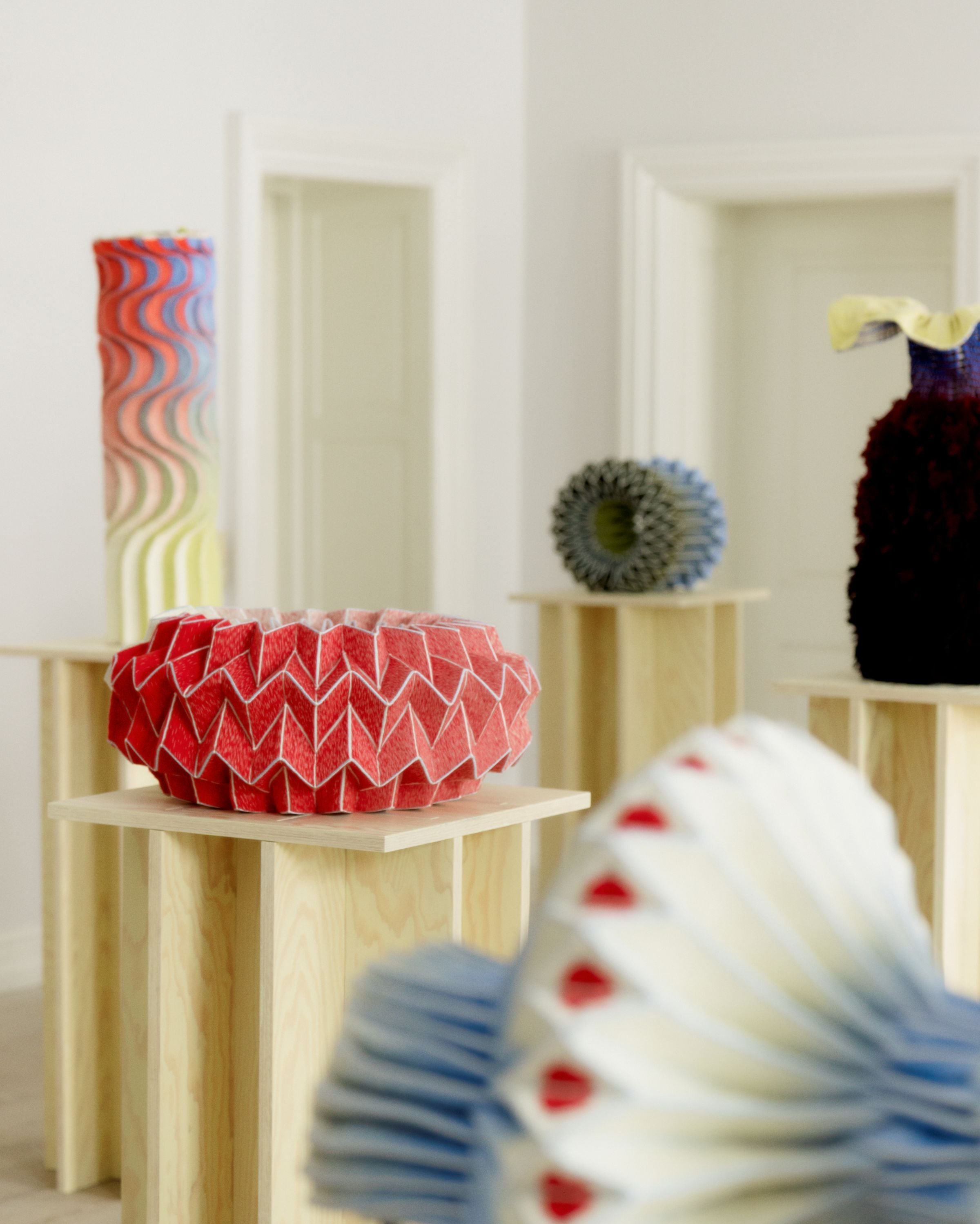 Emilie Palle Holm med udstillingen ORIORI. Foto: Peter William Vinther