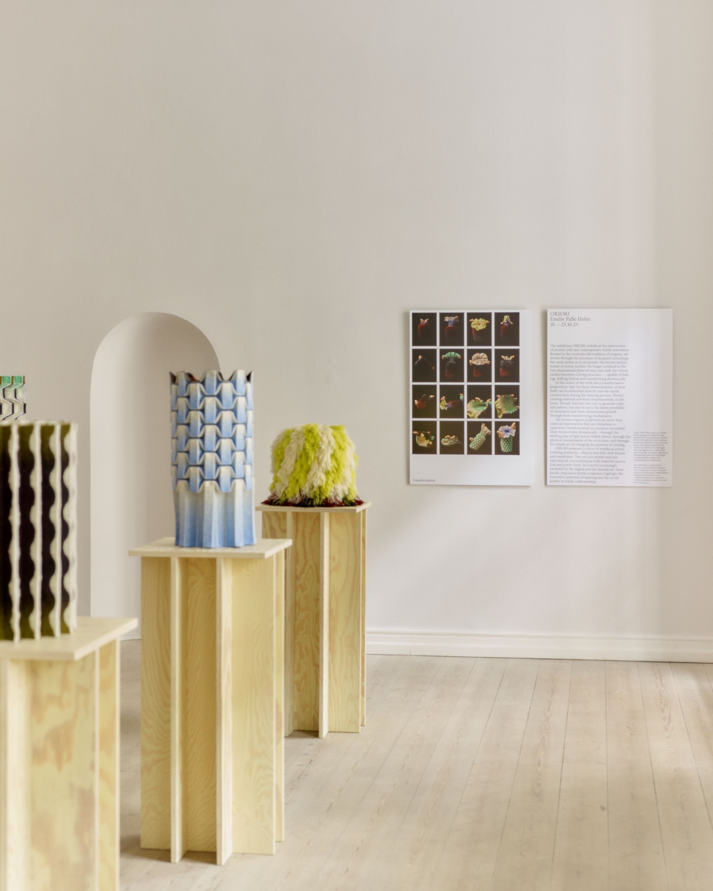 Emilie Palle Holm med udstillingen ORIORI. Foto: Peter William Vinther